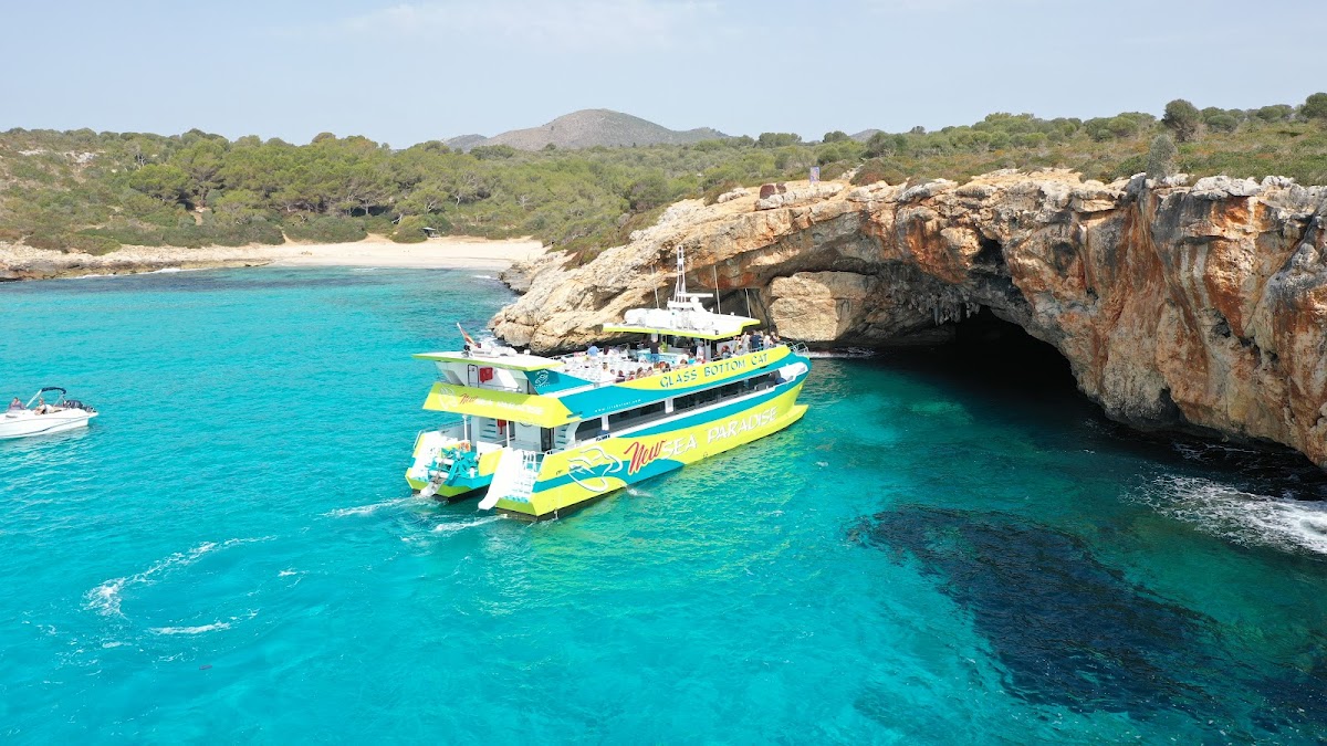 Glass Bottom Boat in Cala Agulla photo 4