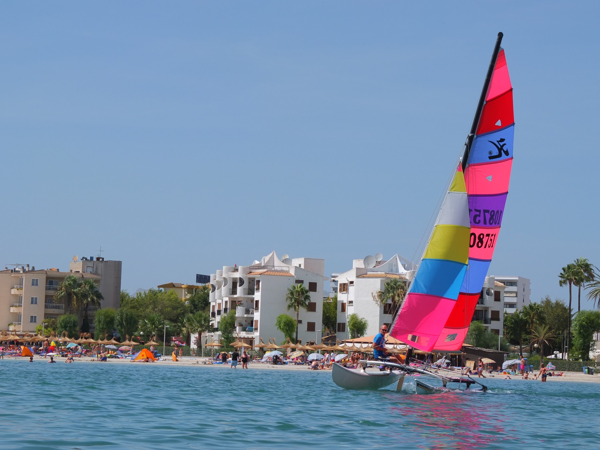 Windsurfing in Playa de Muro