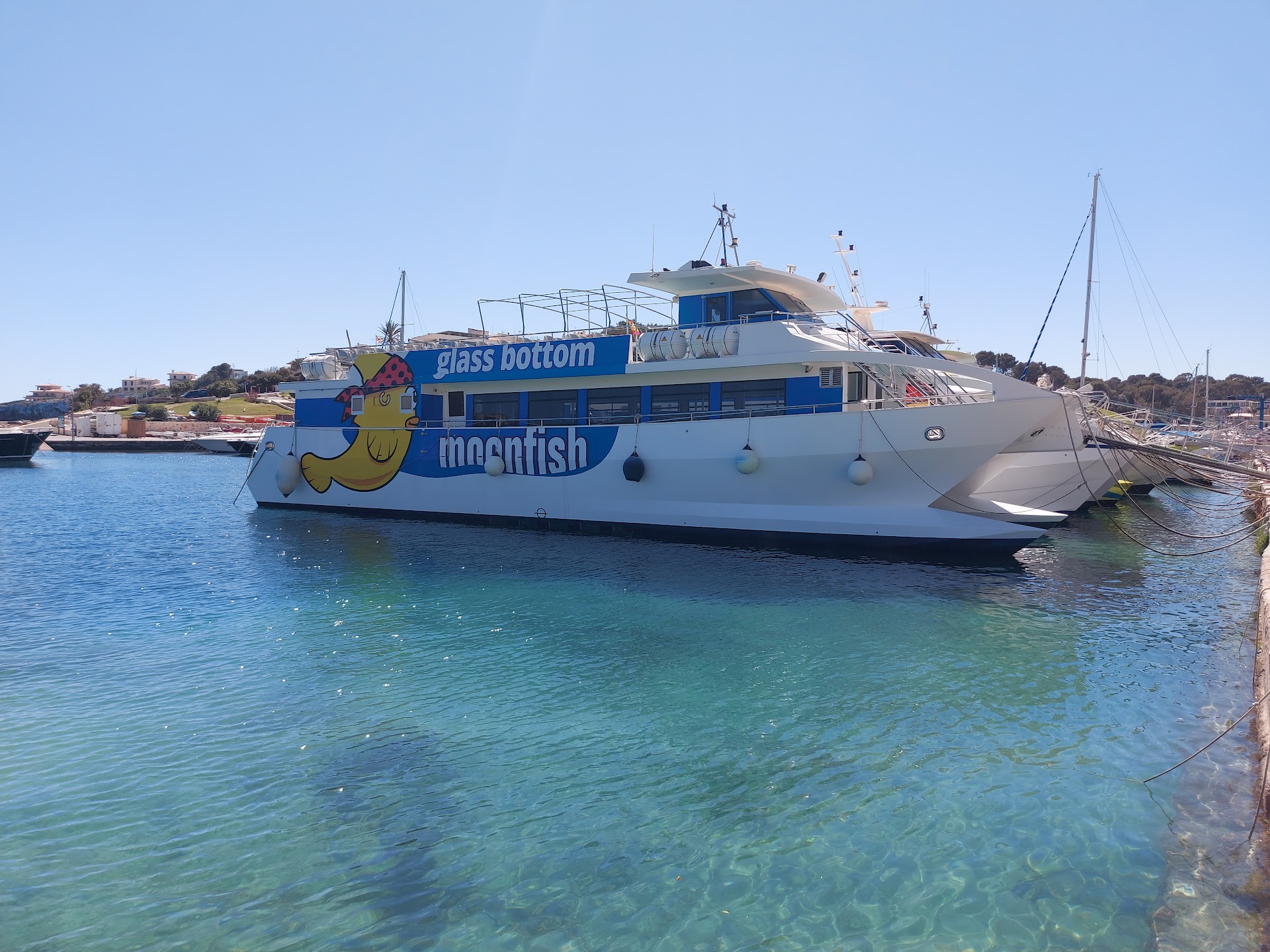 Glass Bottom Boat in Cala Pi photo 1