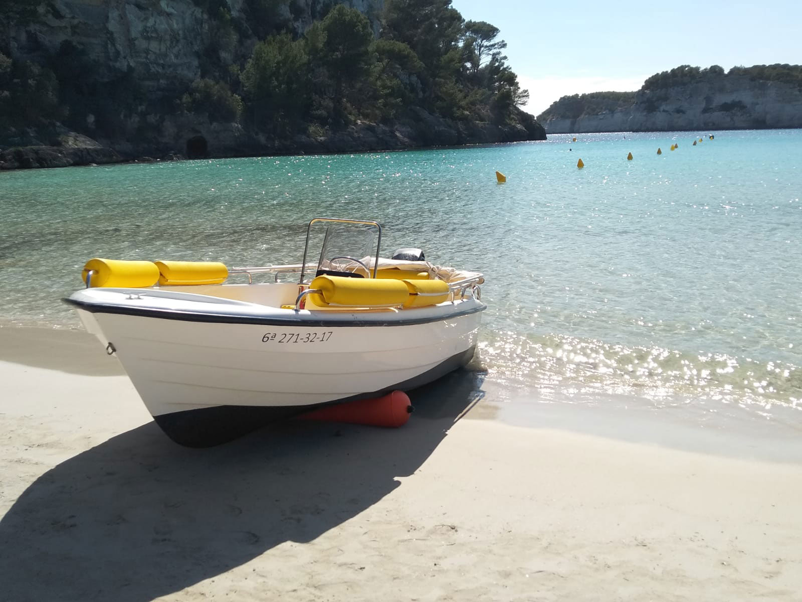Glass Bottom Boat in Cala Galdana photo 1