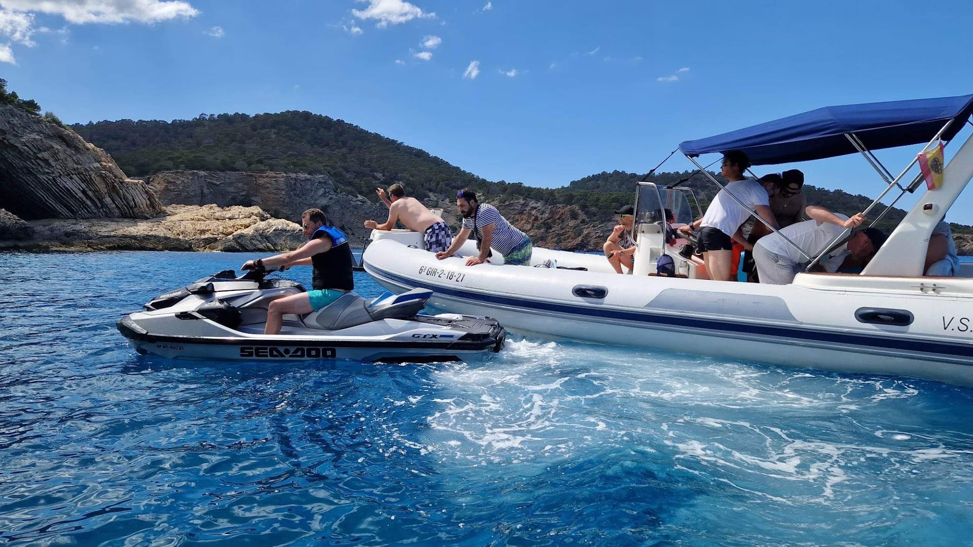Parasailing in Ibiza Town photo 2