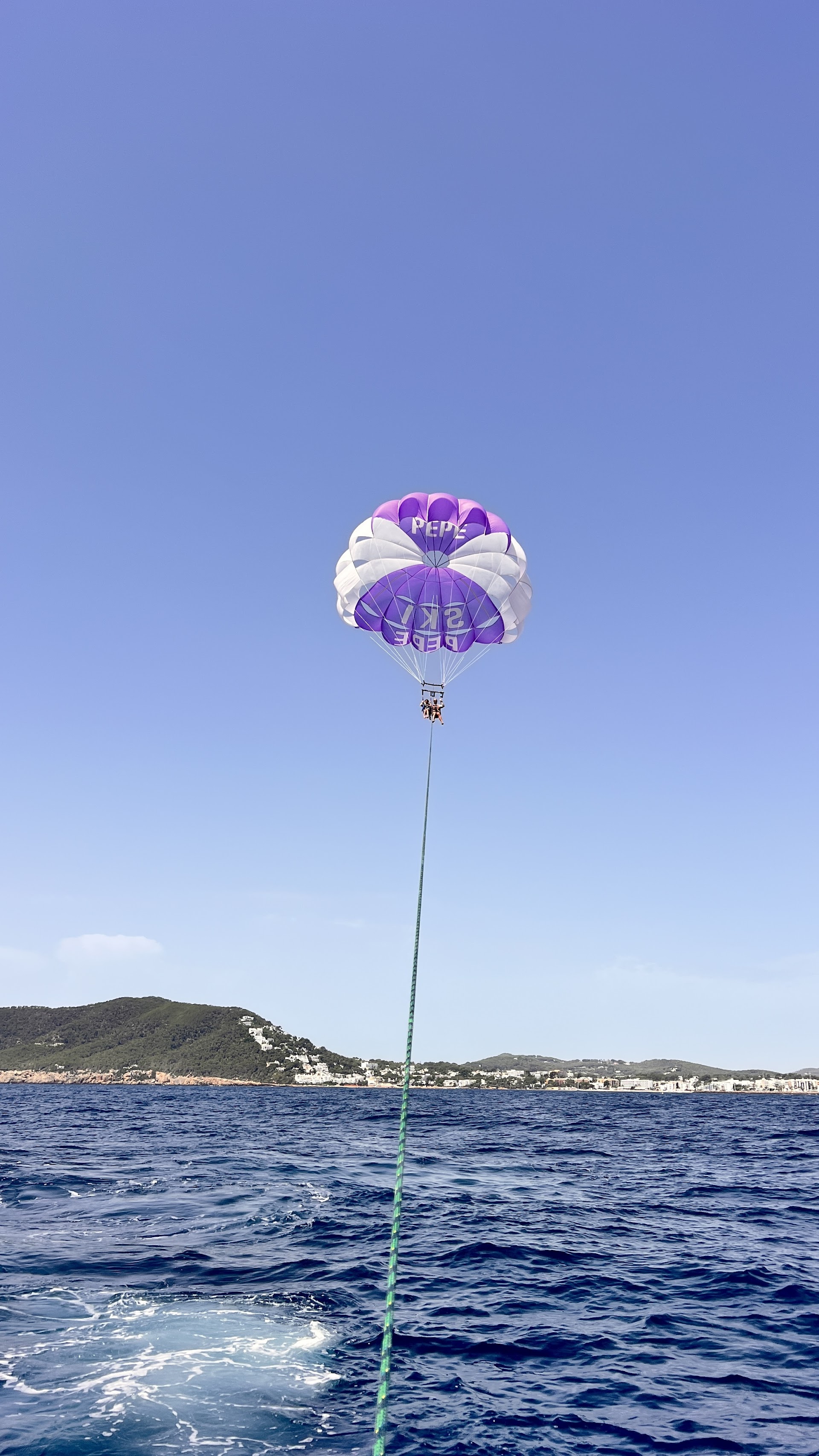 Parasailing in Cala Bassa photo 2