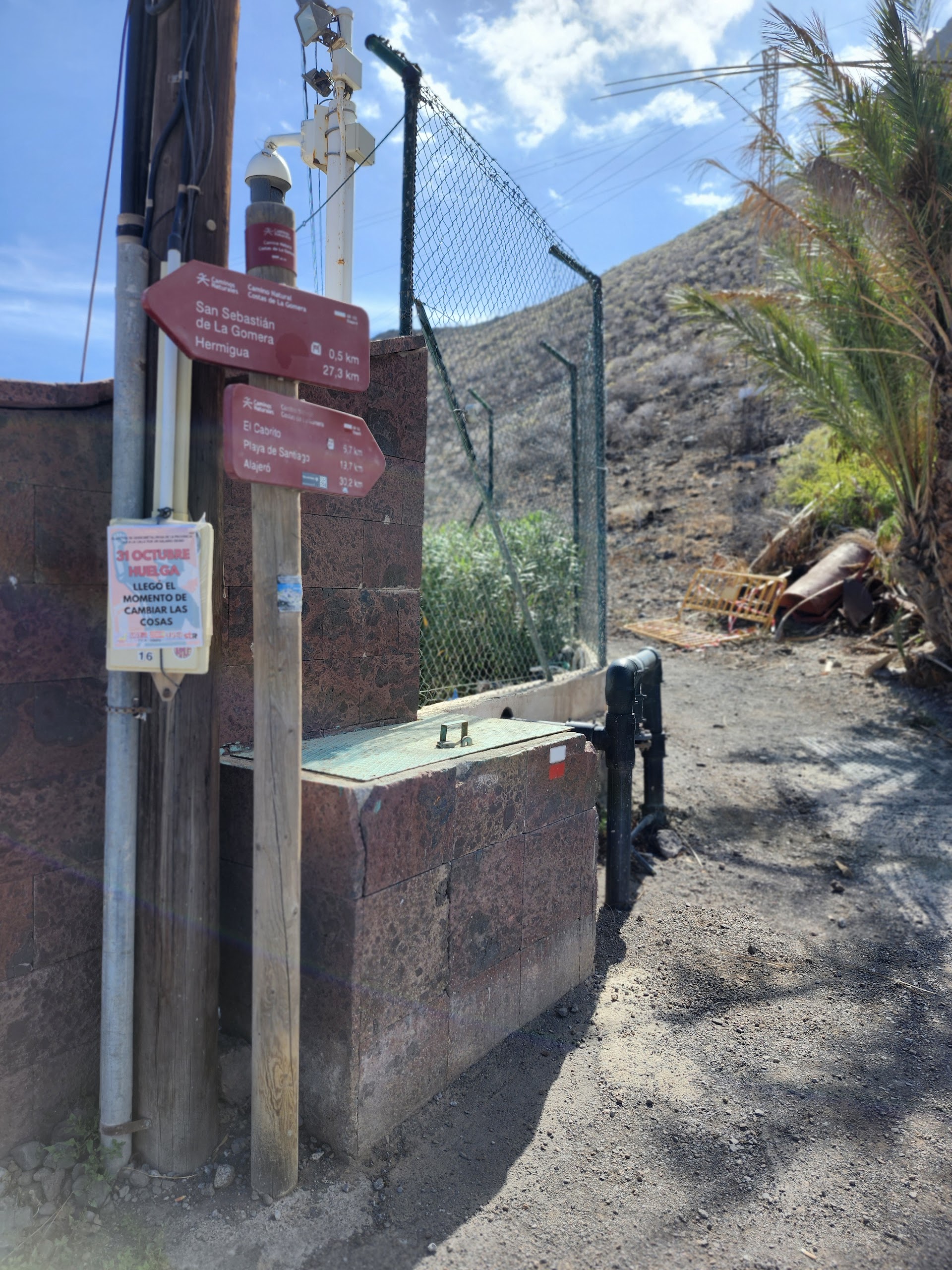 Starting point for hikes