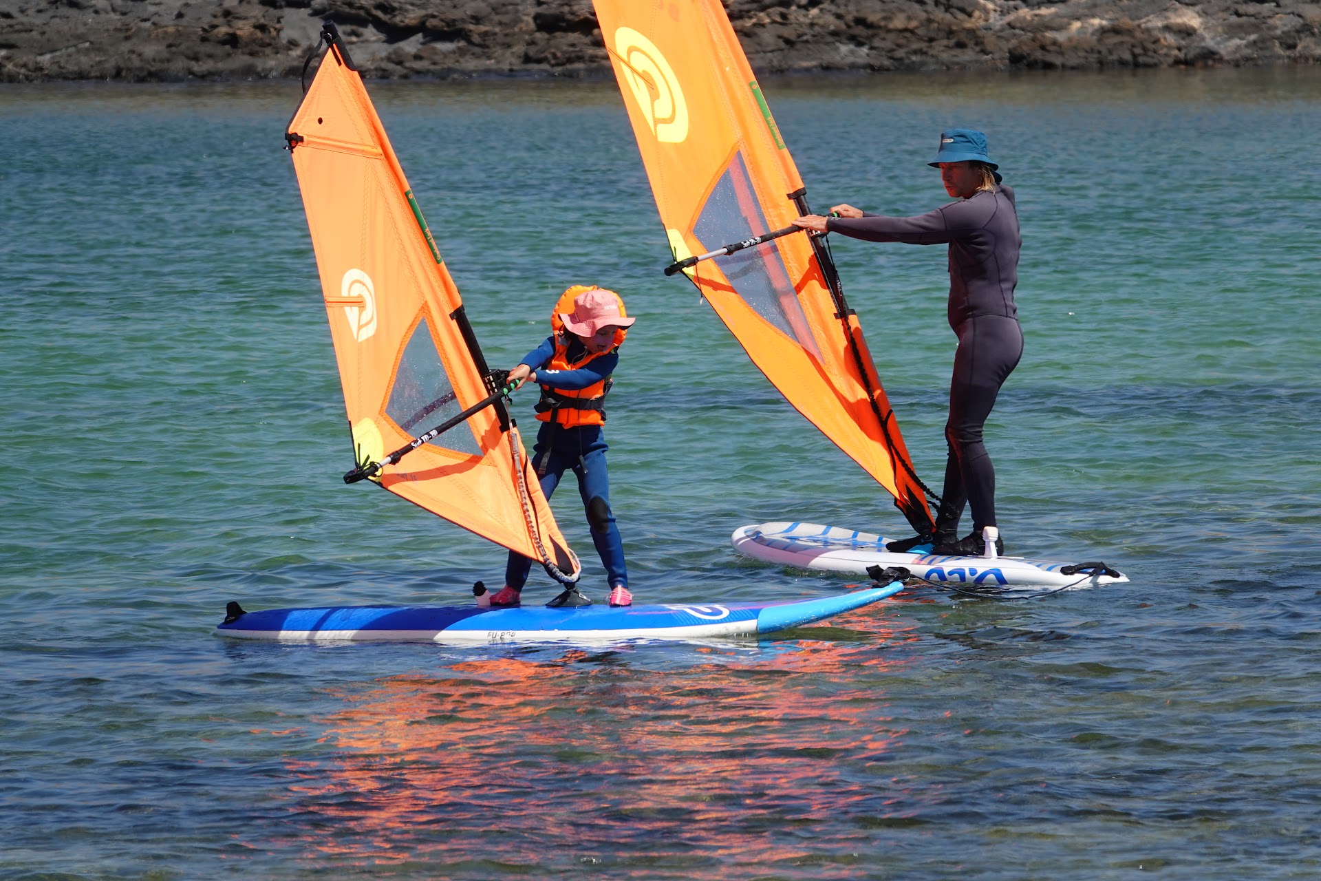 Windsurfing in canary islands (spain) photo 2