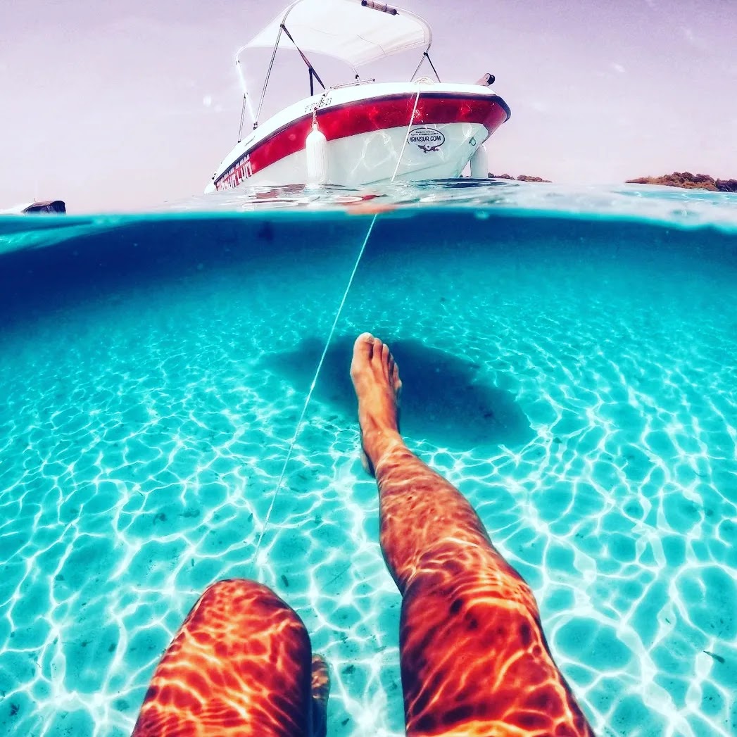Parasailing in Cala Macarella photo 1