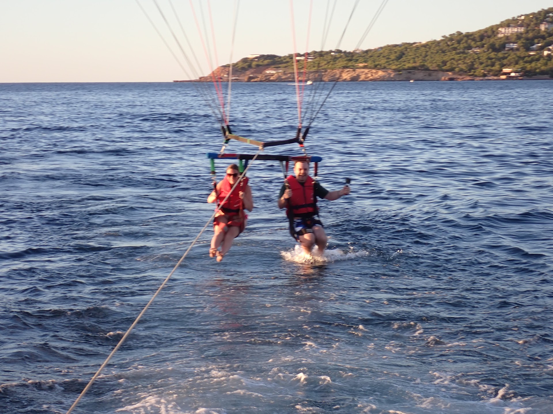Paragliding in Cala de Bou photo 3