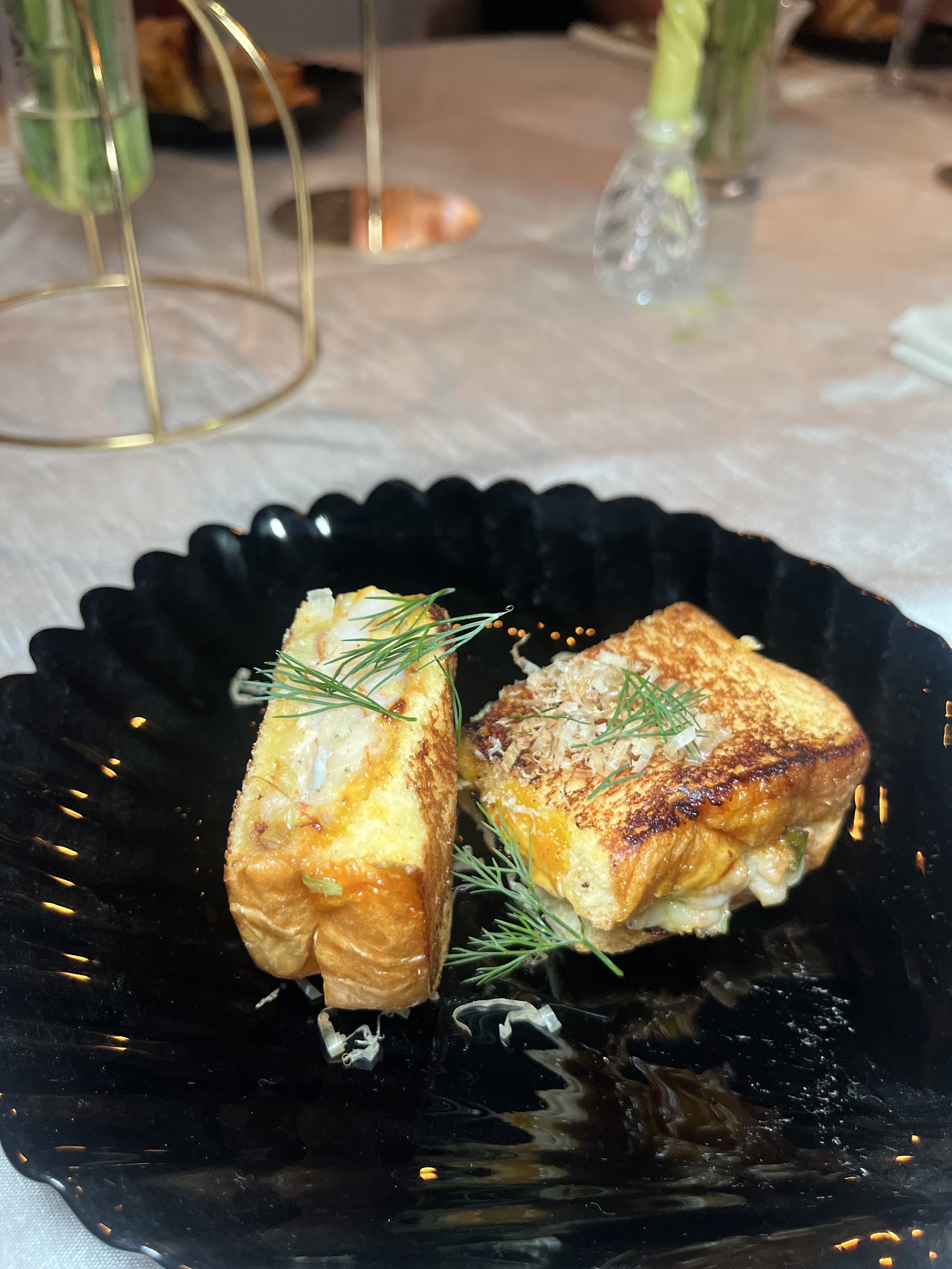 The intimate dining