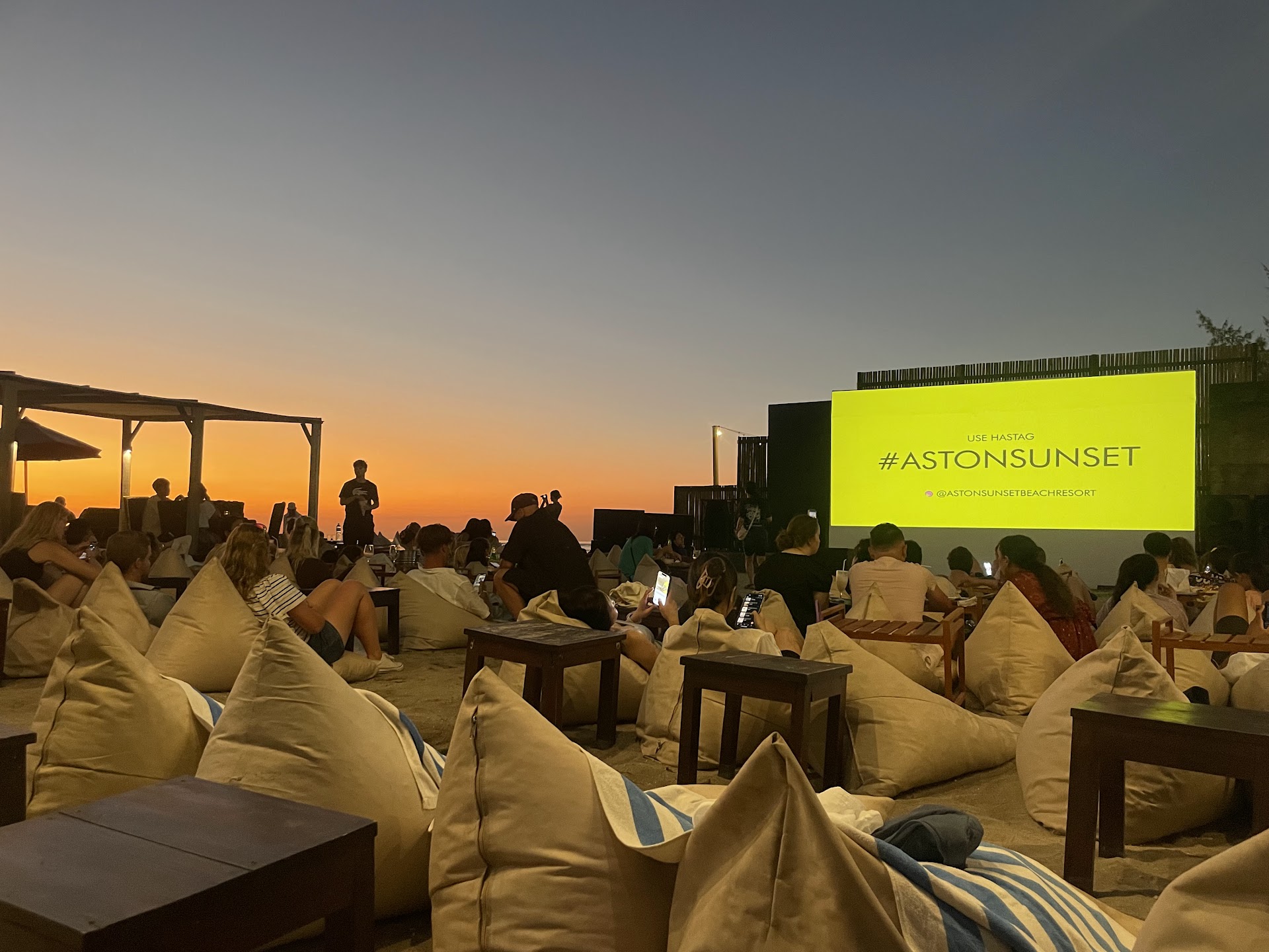 Aston Movie Night Best Sunset Point Gili Trawangan