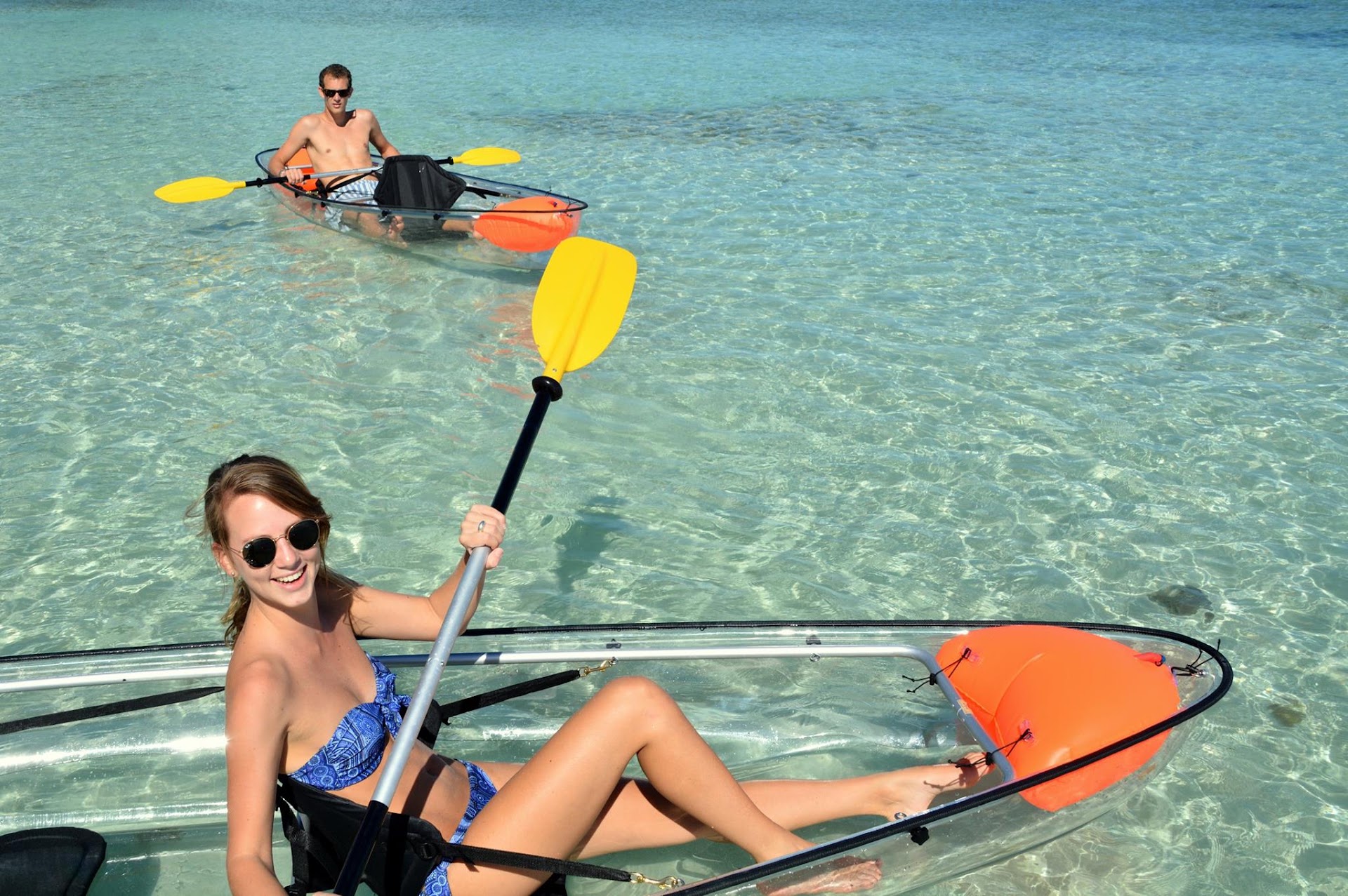 See Through & Clear Bottom Kayaks Gili