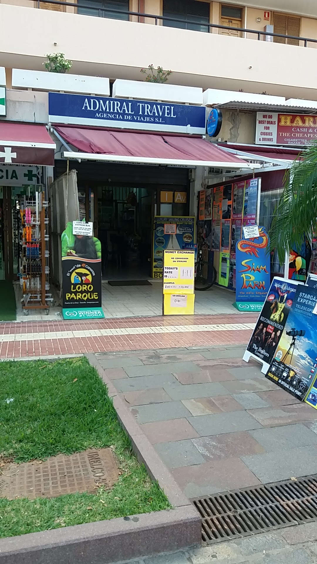 Admiral Excursions & Exchange Los cristianos