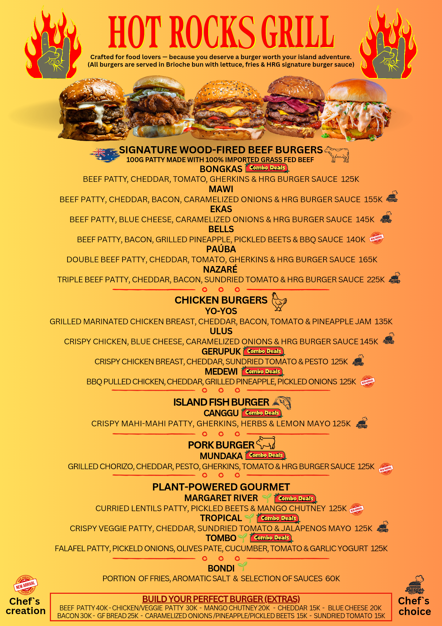 Hot Rocks Grill – Gourmet BBQ Burgers