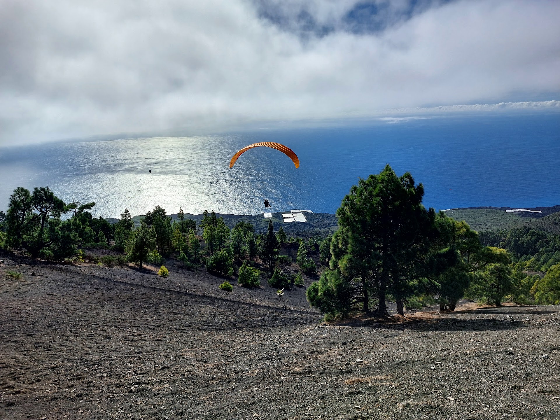 Zona de despegue de parapentes Los Campanarios