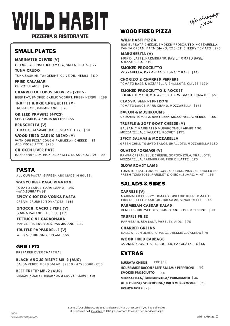 Wild Habit Pizza