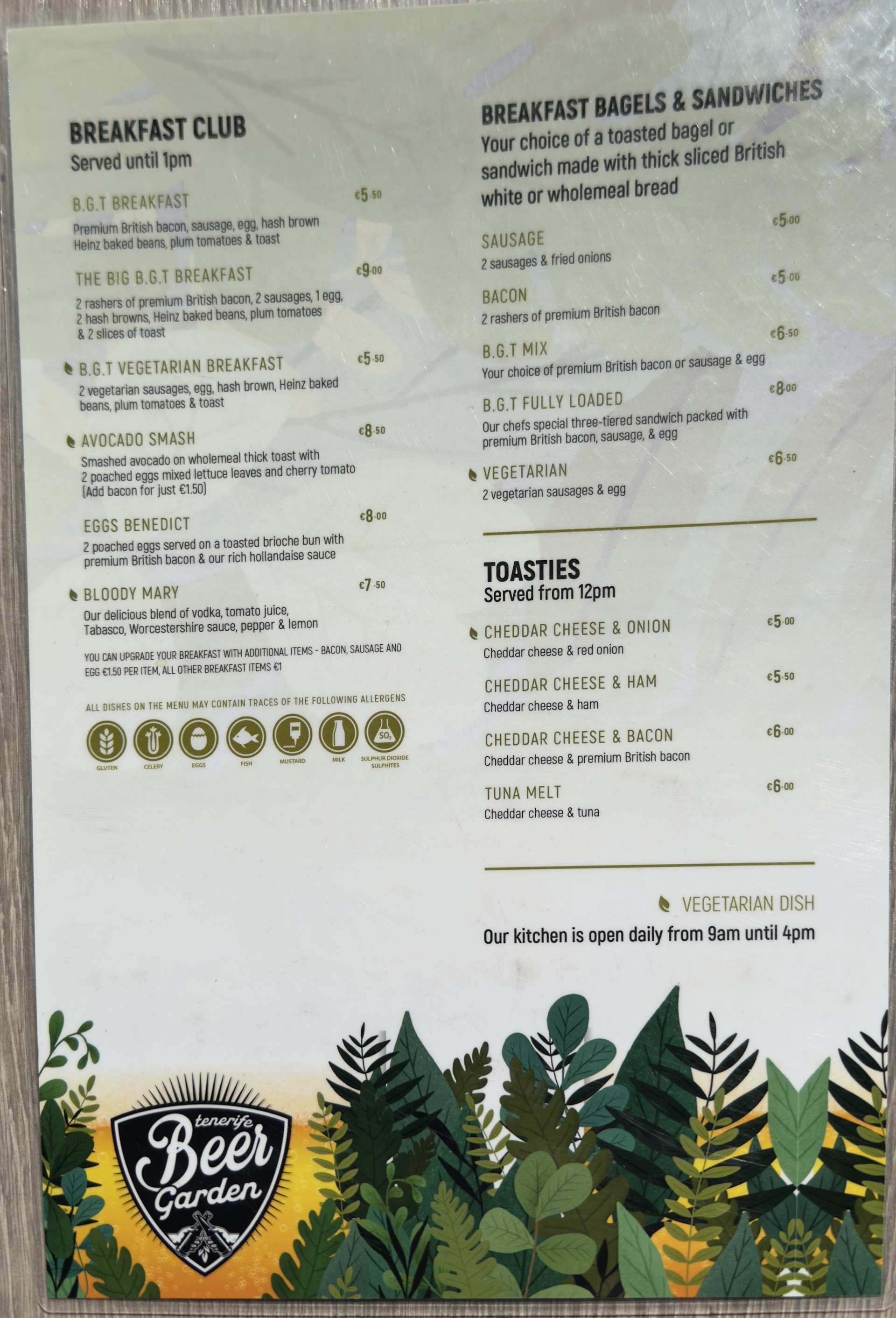 Beer Garden Tenerife