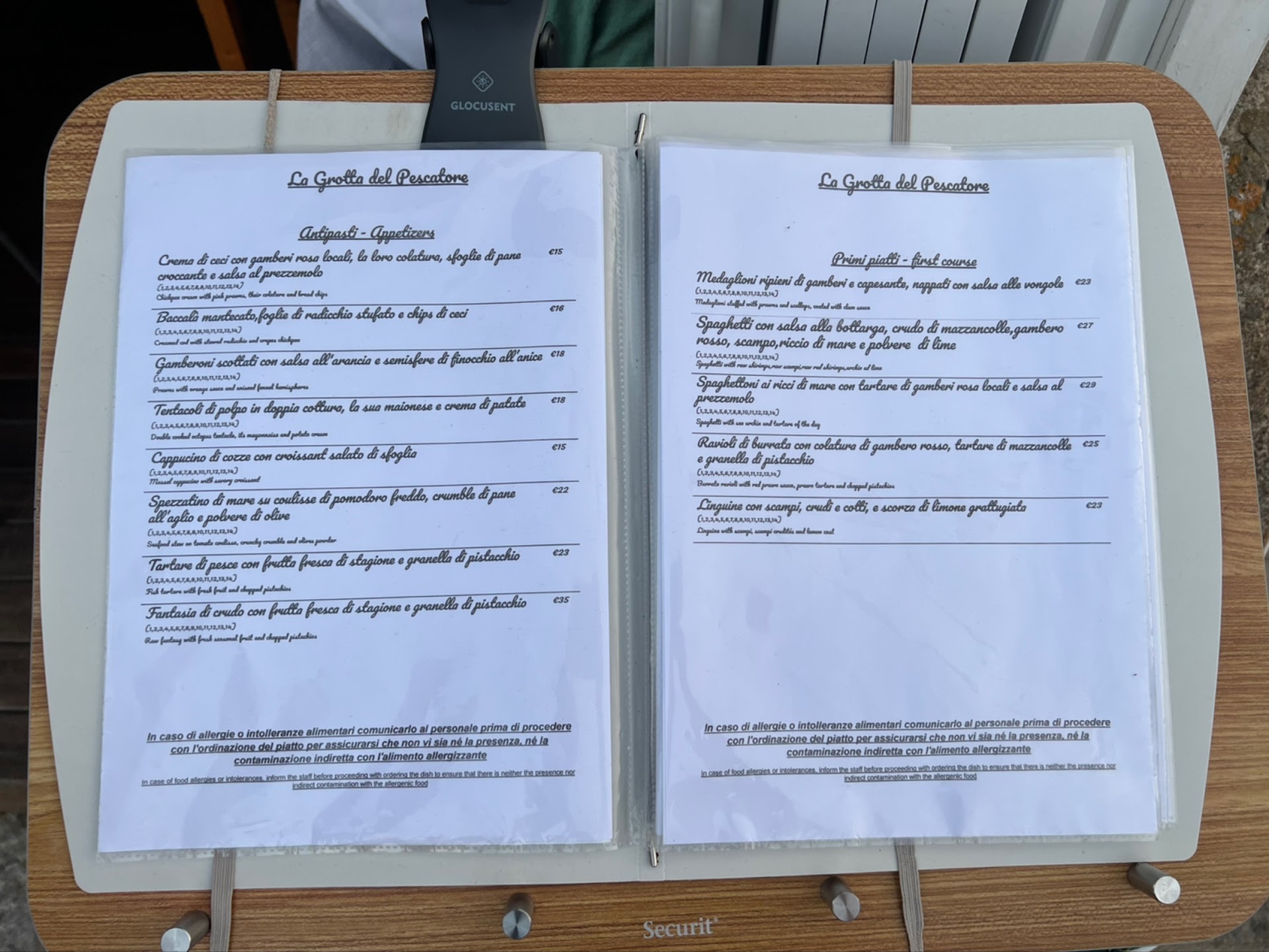 La grotta del pescatore,ristorante l angolo di Napoli
