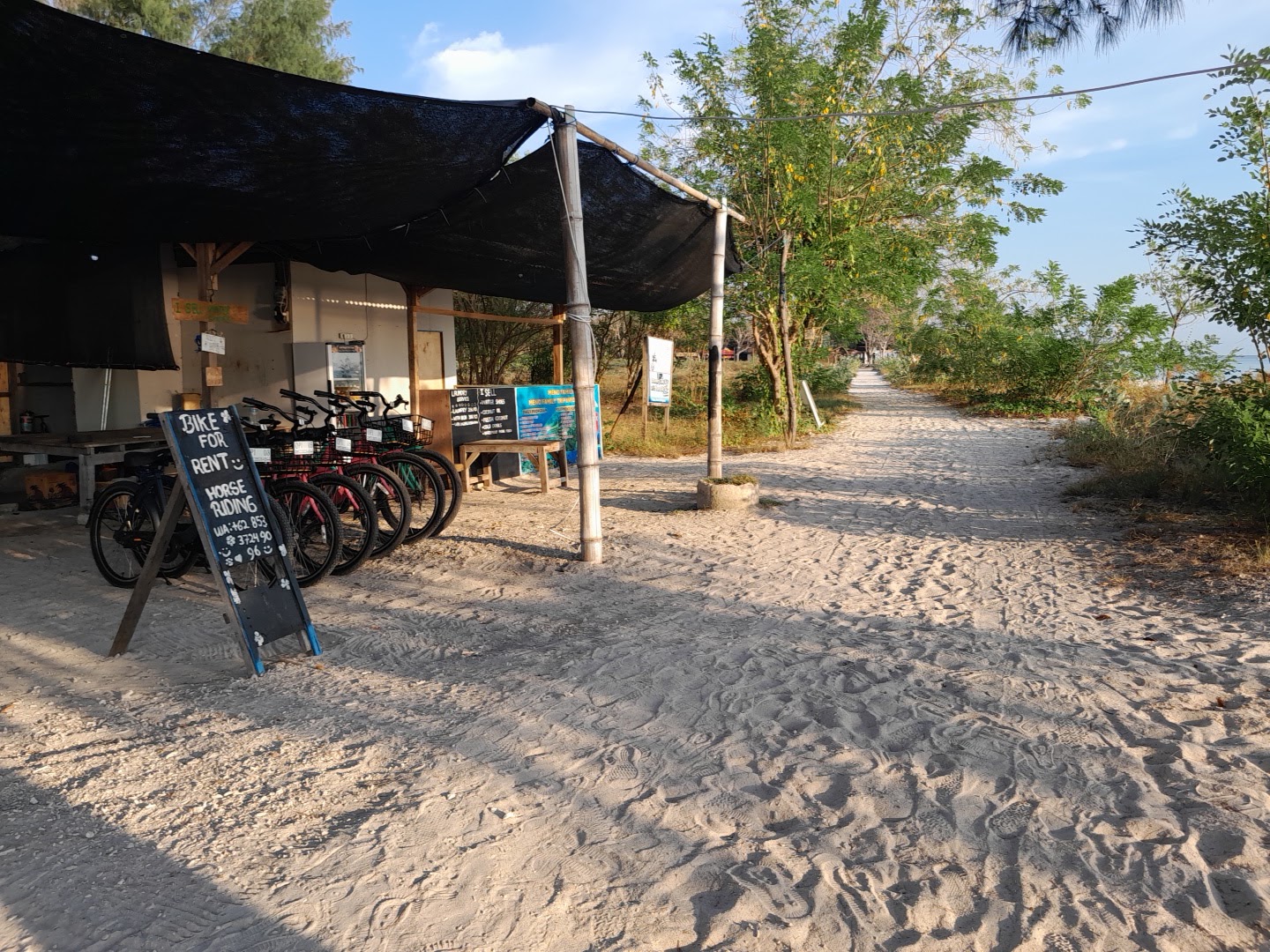 OPI RENT BIKE AND SELL WATER SHOES