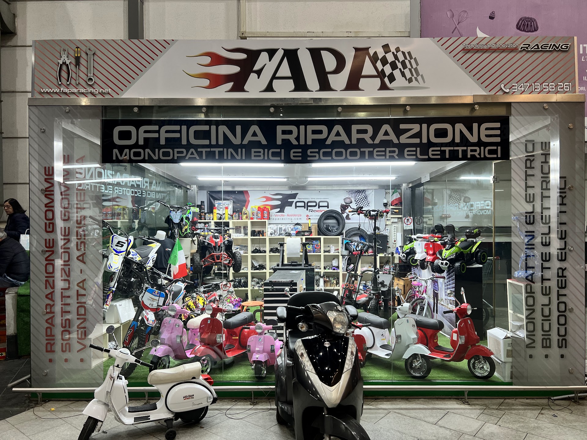 Fapa racing produzione vendita e assistenza