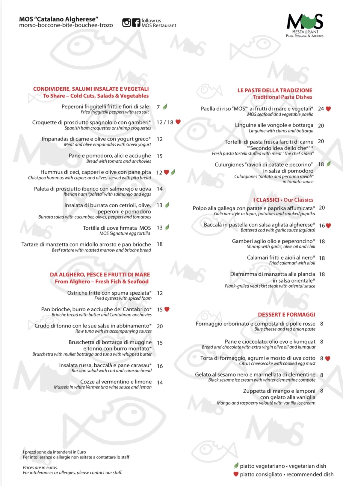 Mos Restaurant Alghero