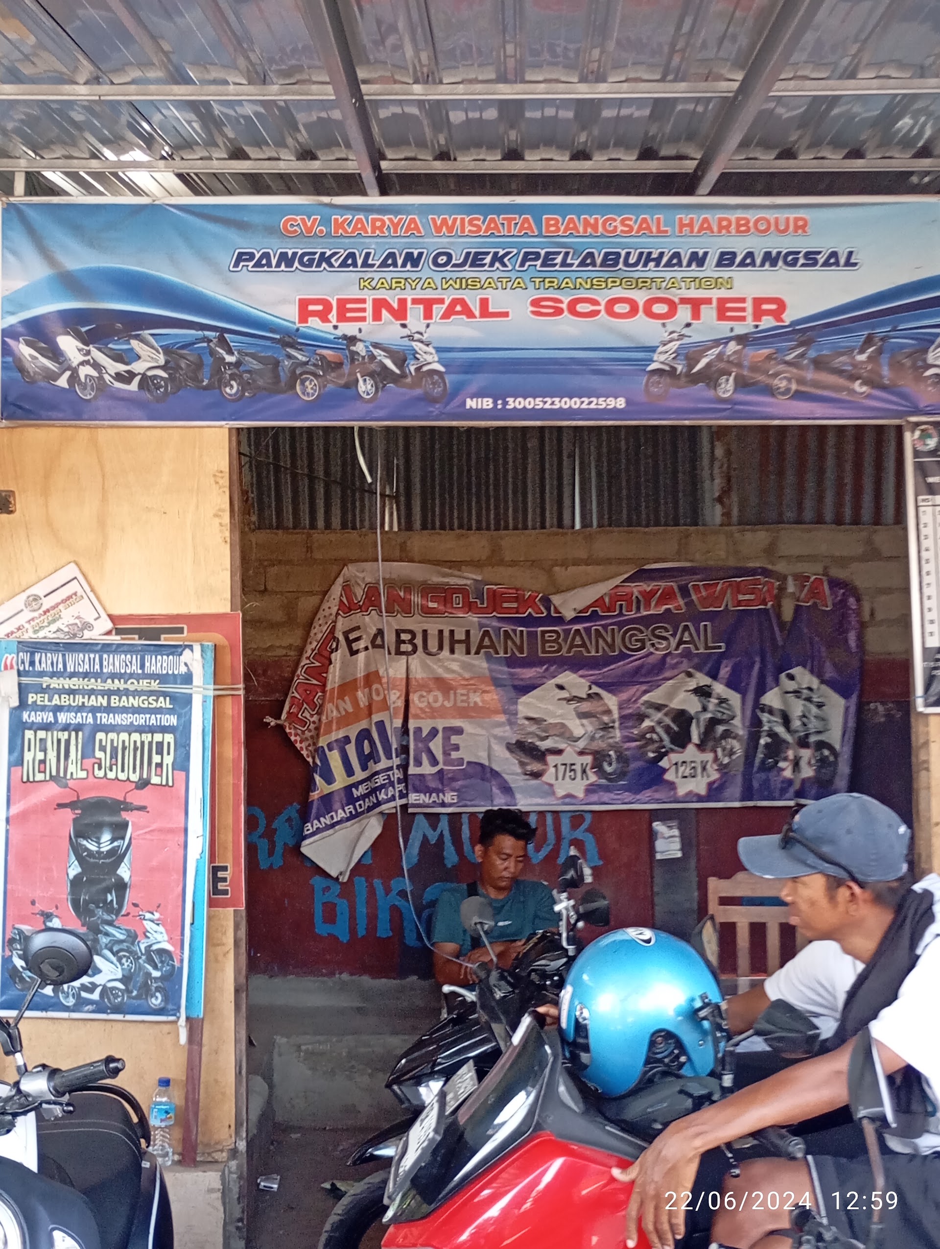 Nonox rent bike & car bangsal
