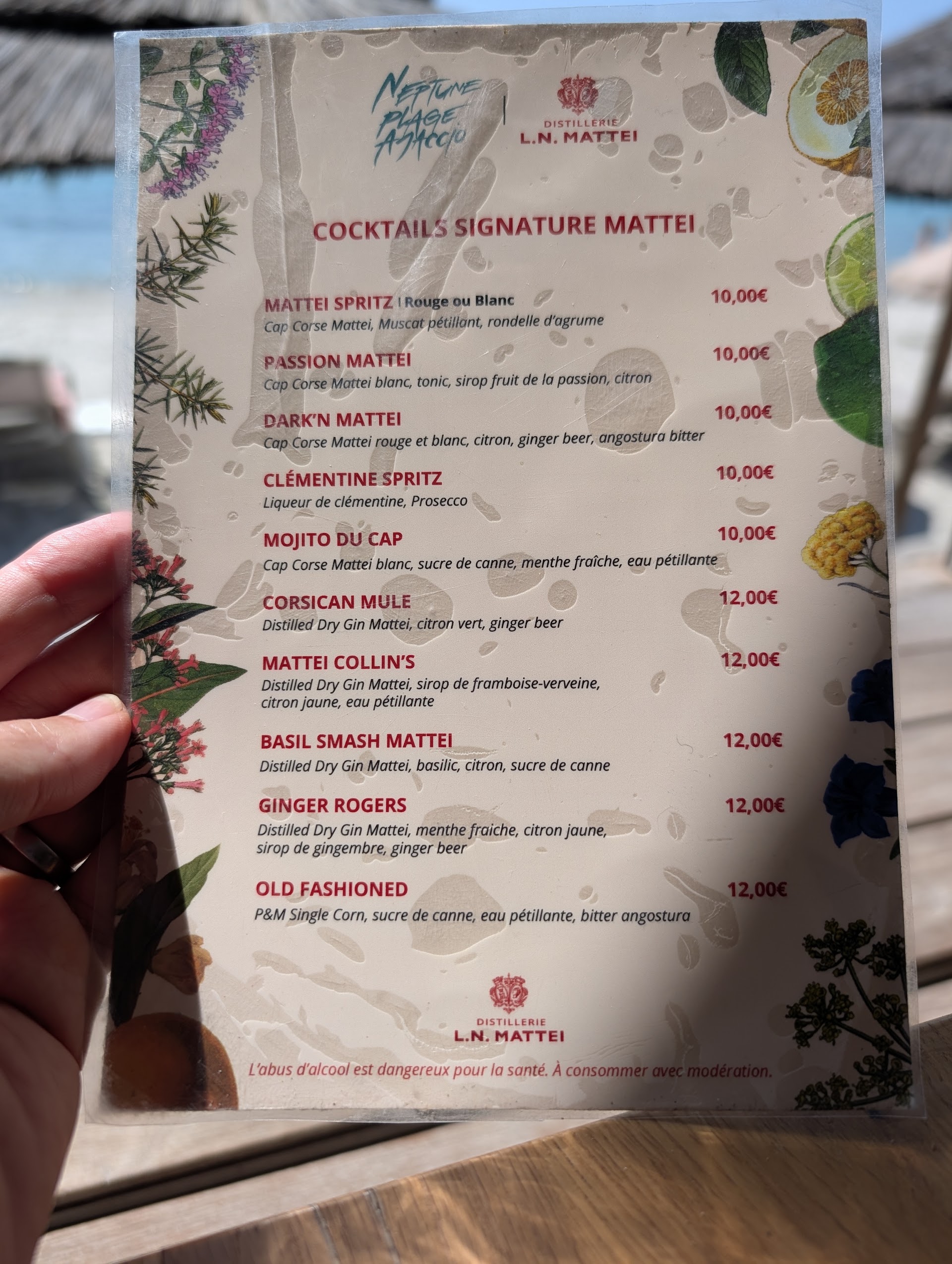 Restaurant Neptune Plage Ajaccio