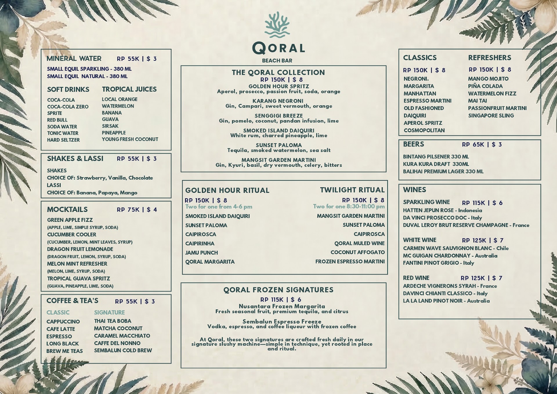 Qoral Beach Bar
