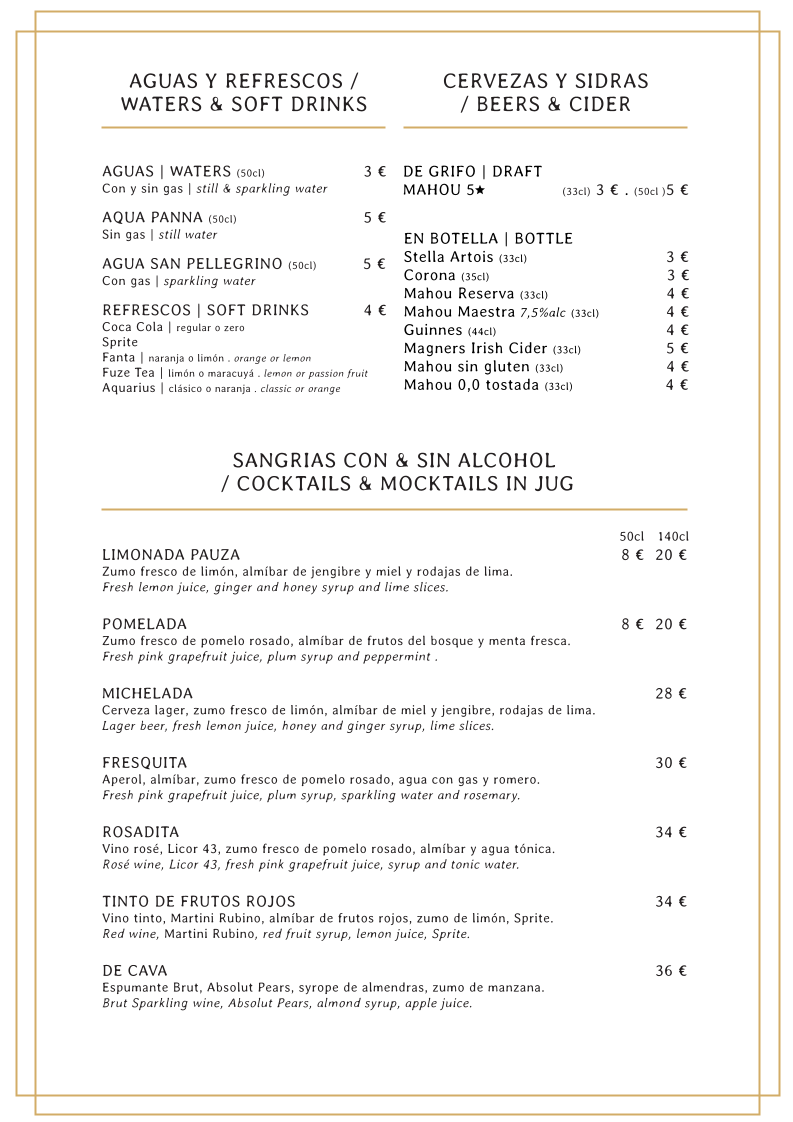 PAUZA restaurant bar