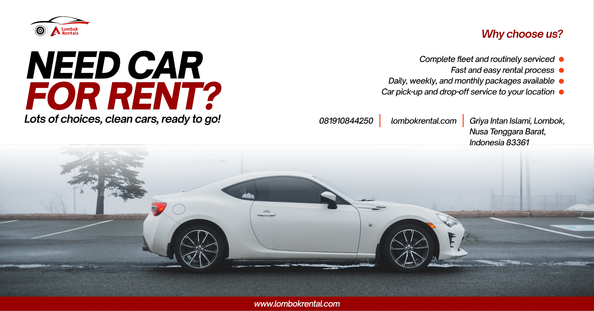 lombokrental.com | Lombok Rentals - Sewa Mobil dan Motor Sepulau Lombok, Lepas Kunci, dengan driver, layanan terlengkap