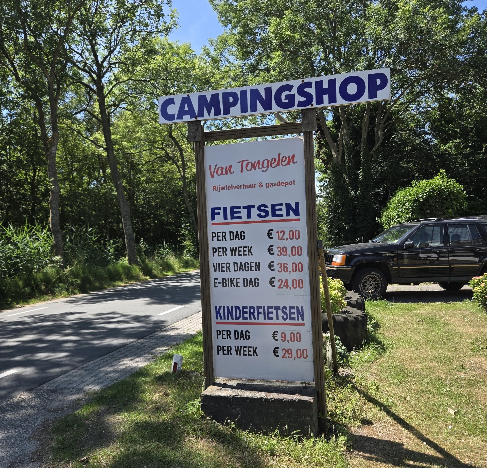 Van Tongelen-Rijwielverhuur/ Gasdepot/ Shop