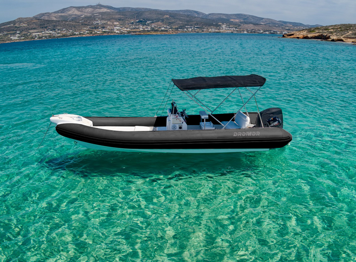 Ace boats Paros cruises & boat rentals