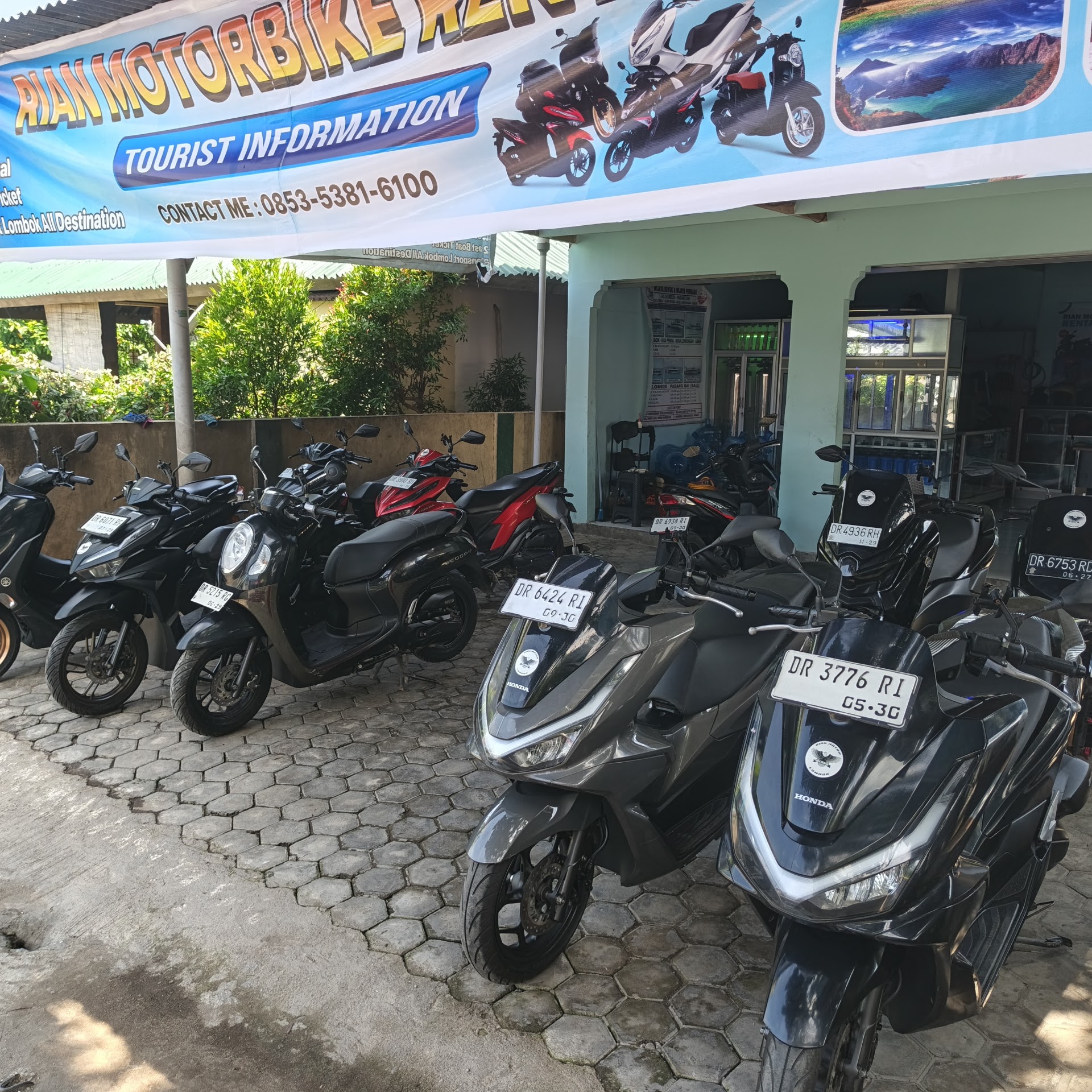 Motorbike Rental in gili meno