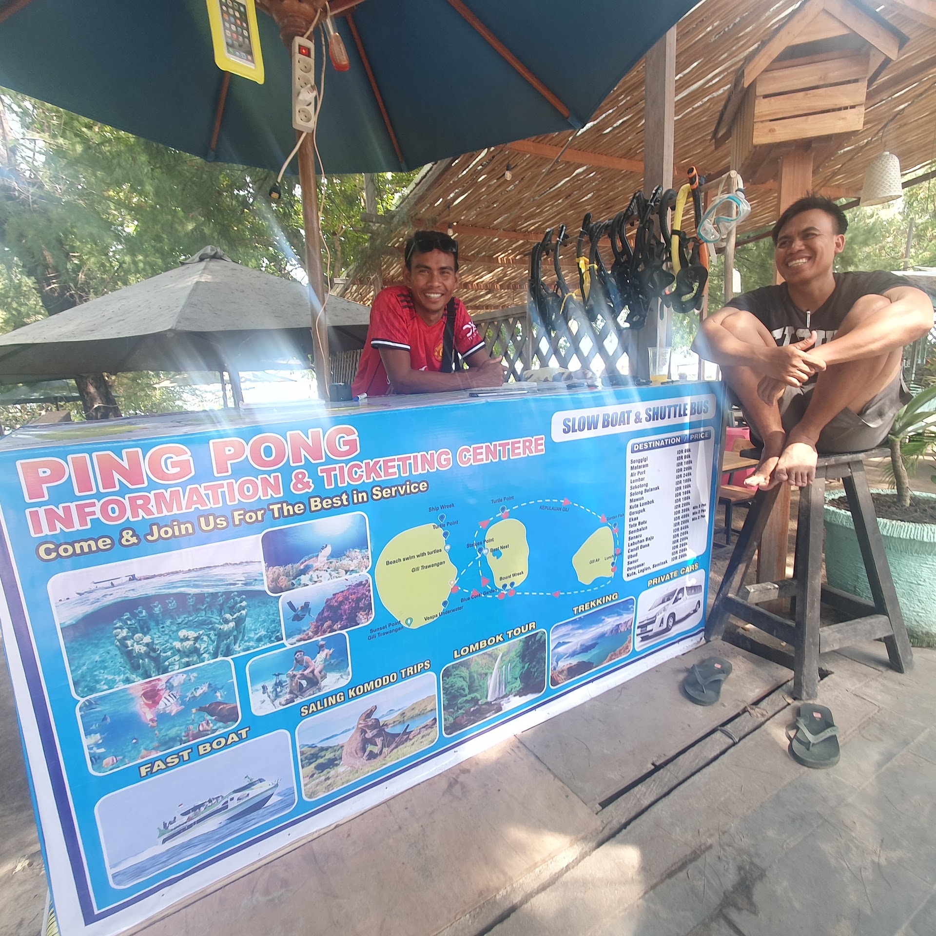 PING-PONG tourist information