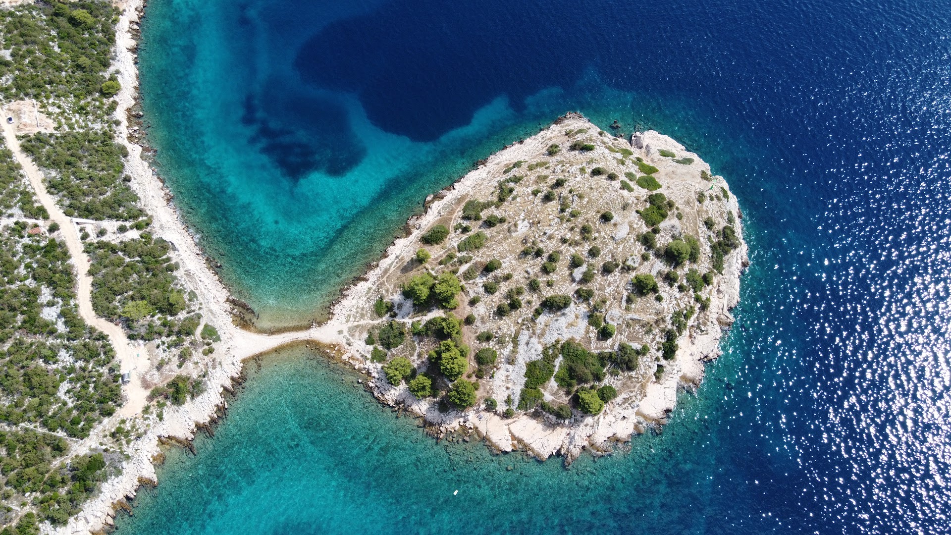 Drone Photography in Murter Town