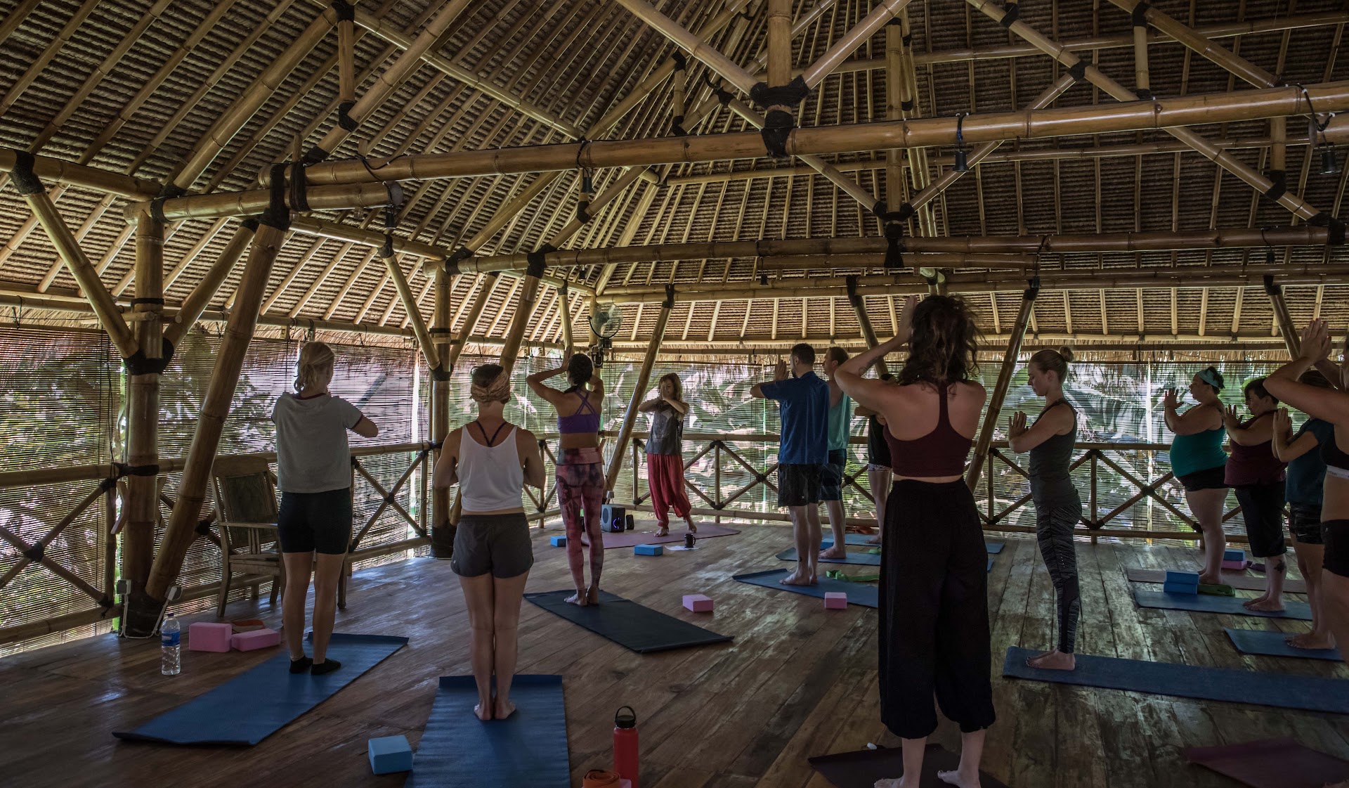 Flowers and Fire Yoga Garden Gili Air