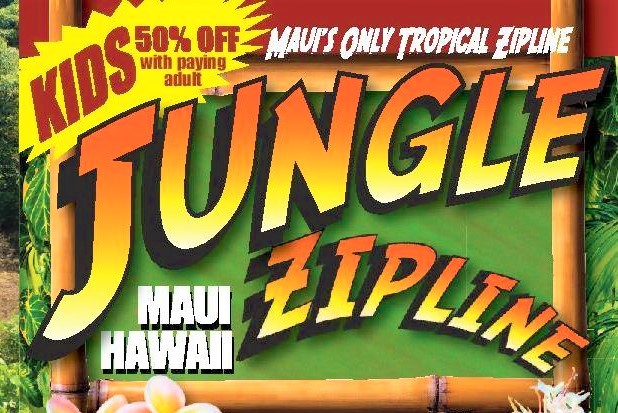 Jungle Zipline Maui-HI