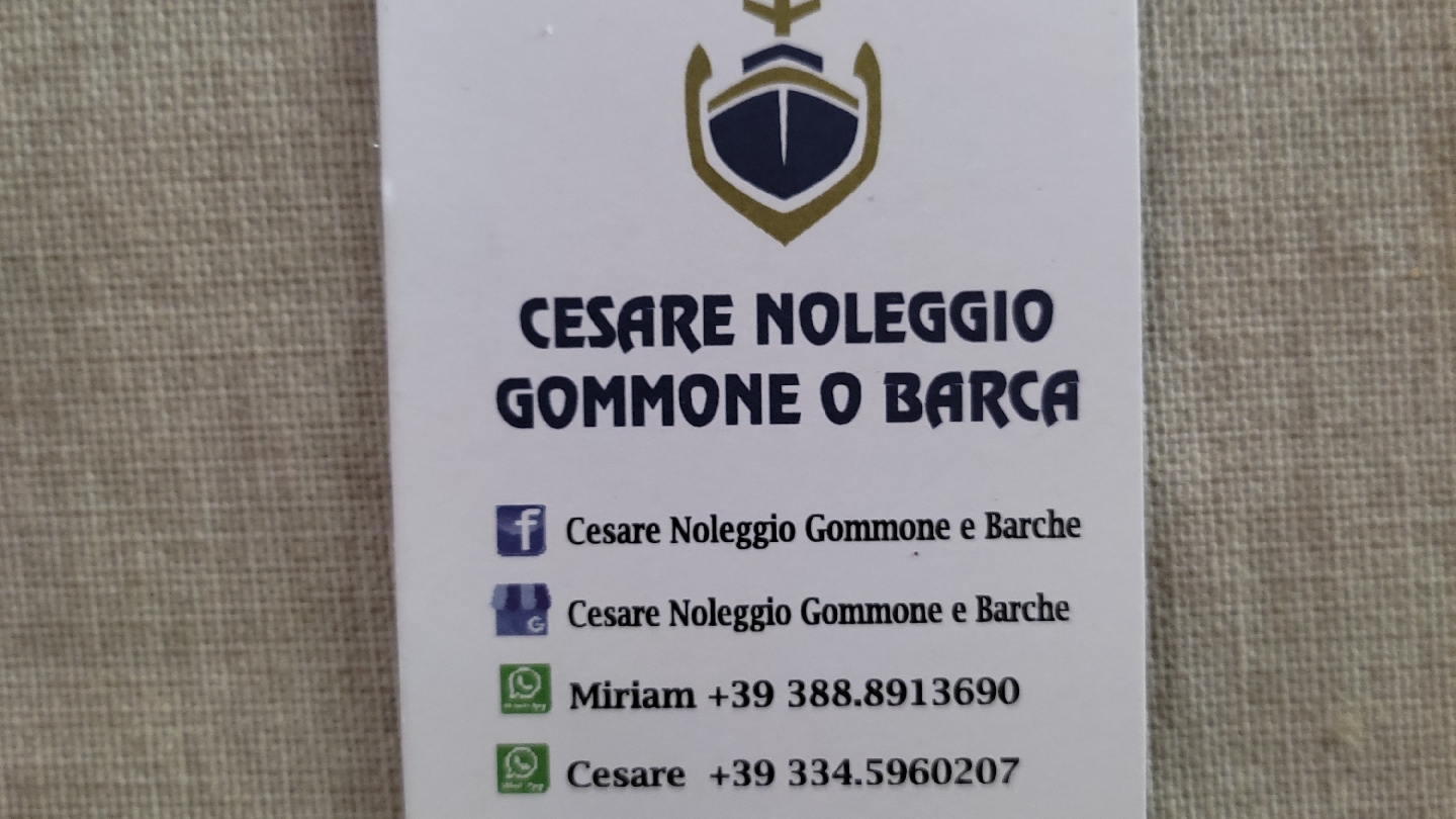 Cesare noleggio gommone e barche rent boat Siracusa