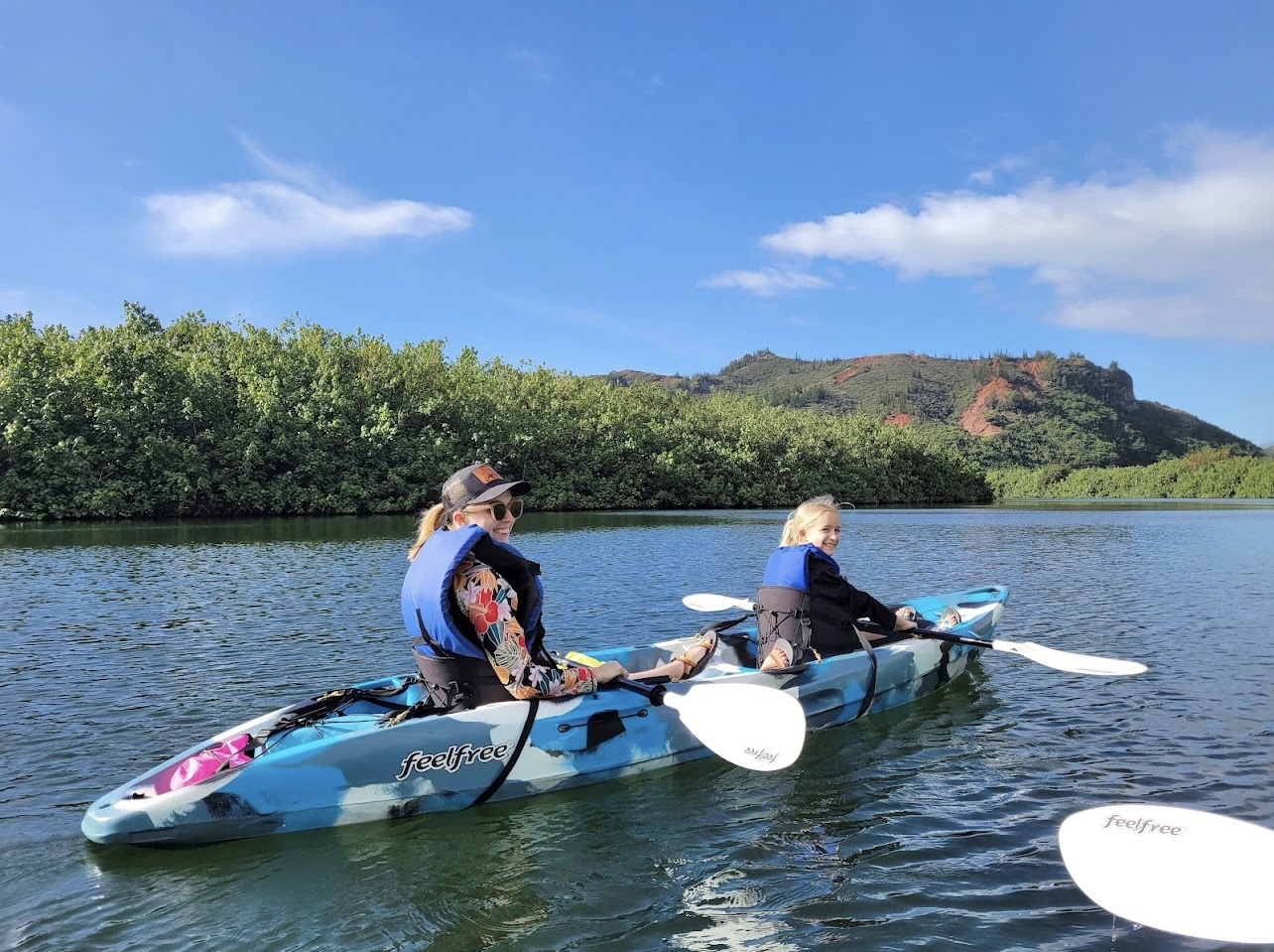 Kayaking in Kauai - Secret Falls