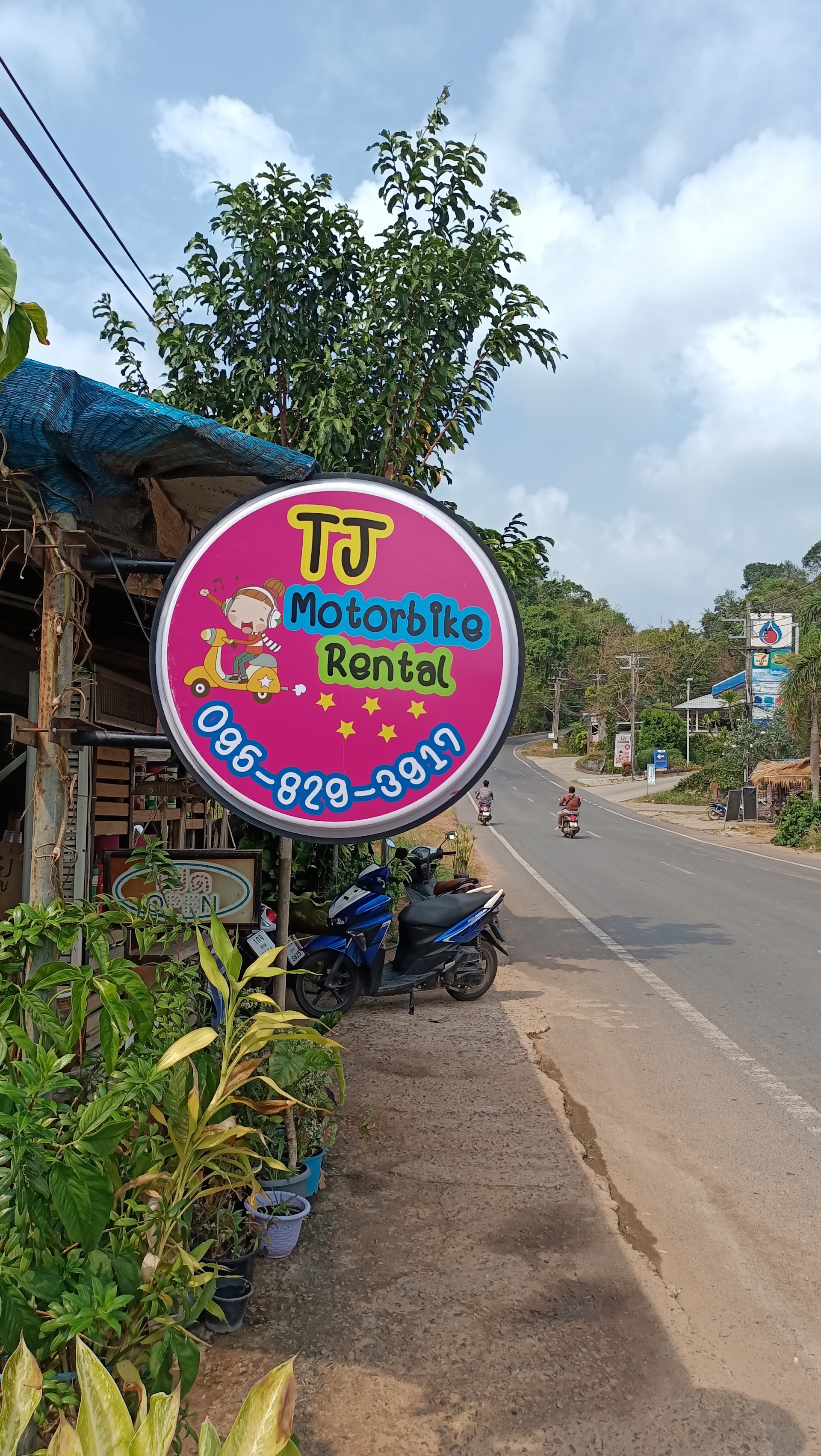 TJ Motorbike Rental kohchang รถมอเตอร์ไซค์ให้เช่าเกาะช้าง
