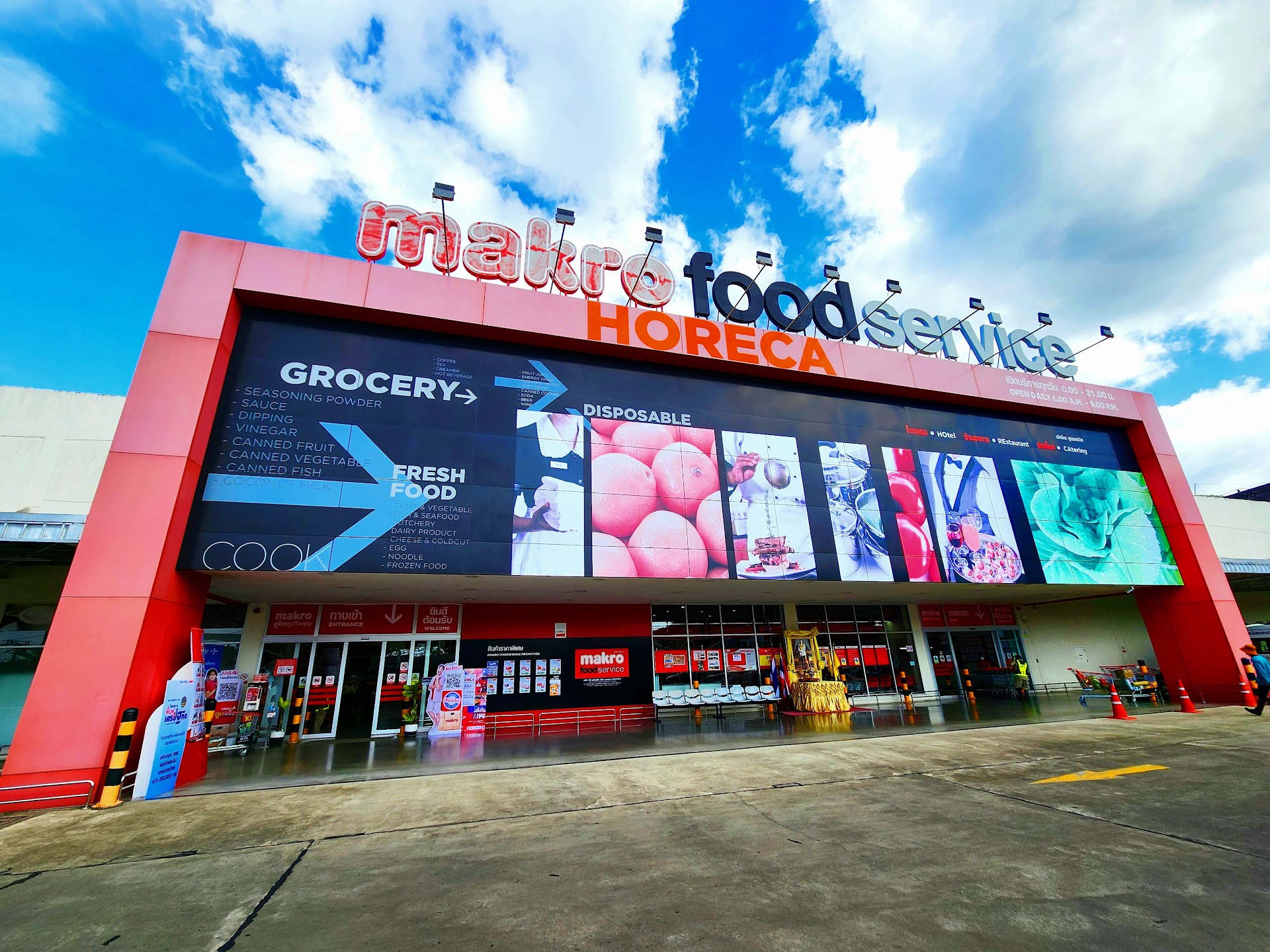 Makro food service koh chang