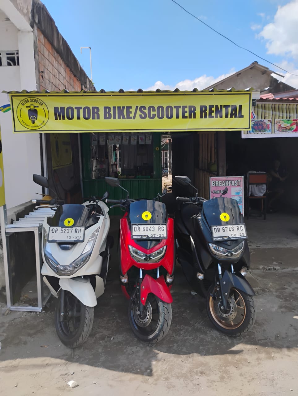 ALISA SCOOTER RENT & CAR RENT BANGSAL HARBOUR LOMBOK