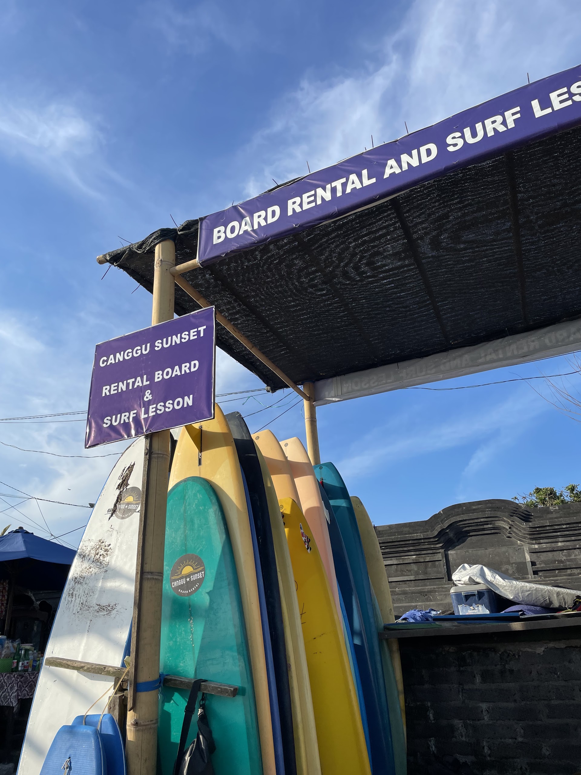 Sunset surf school