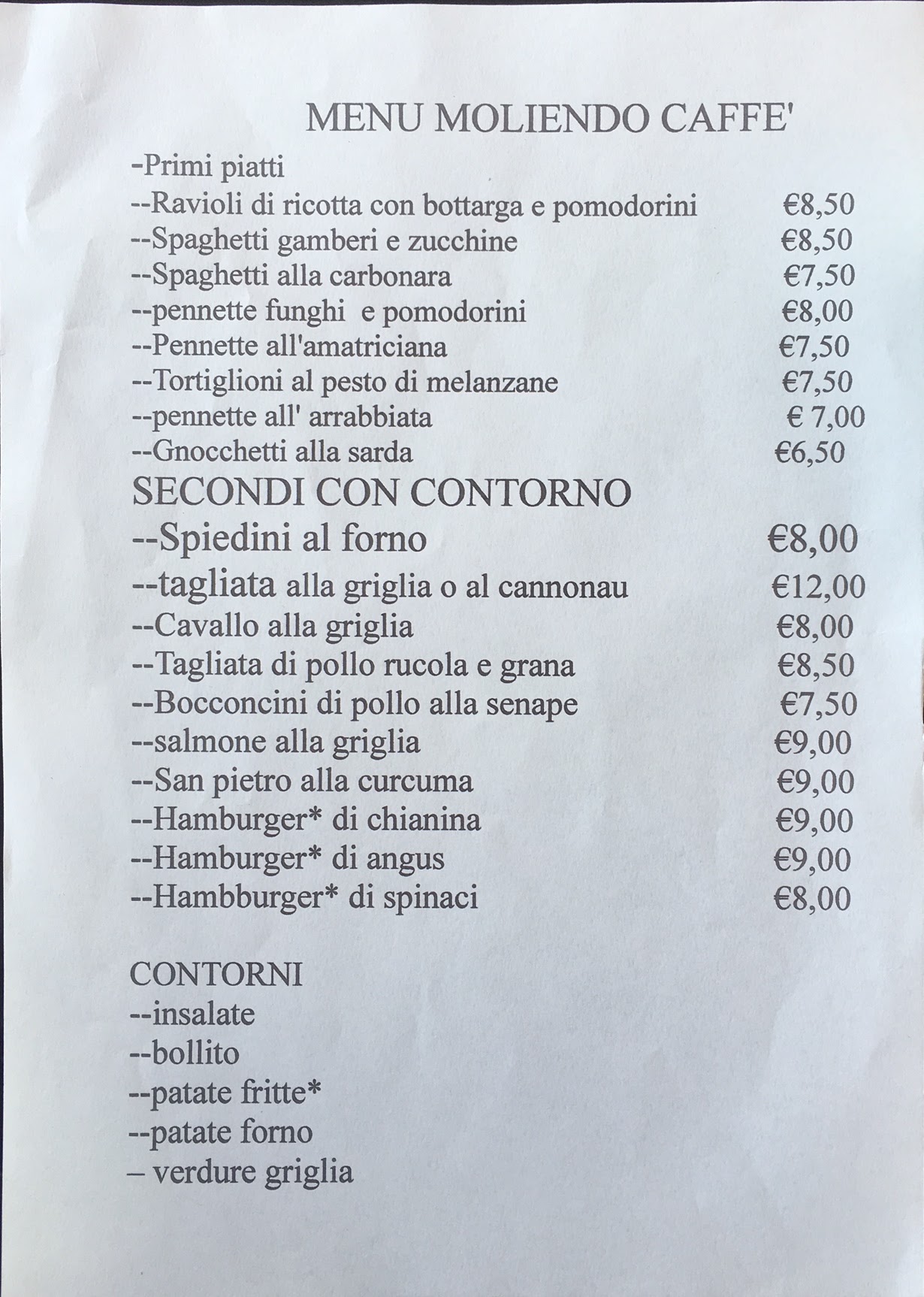 Moliendo Caffe Di Camboni Fabrizio