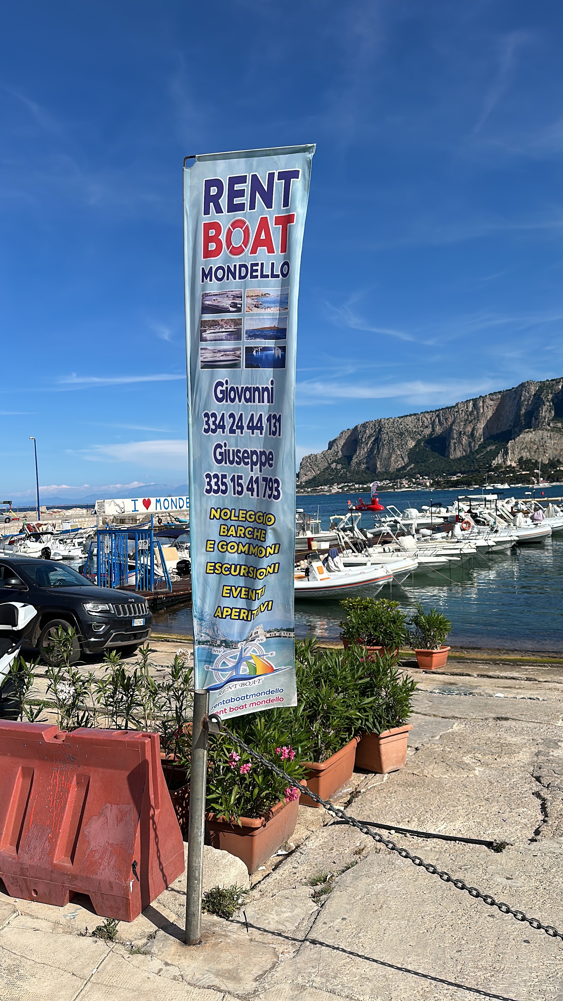 RENT BOAT MONDELLO