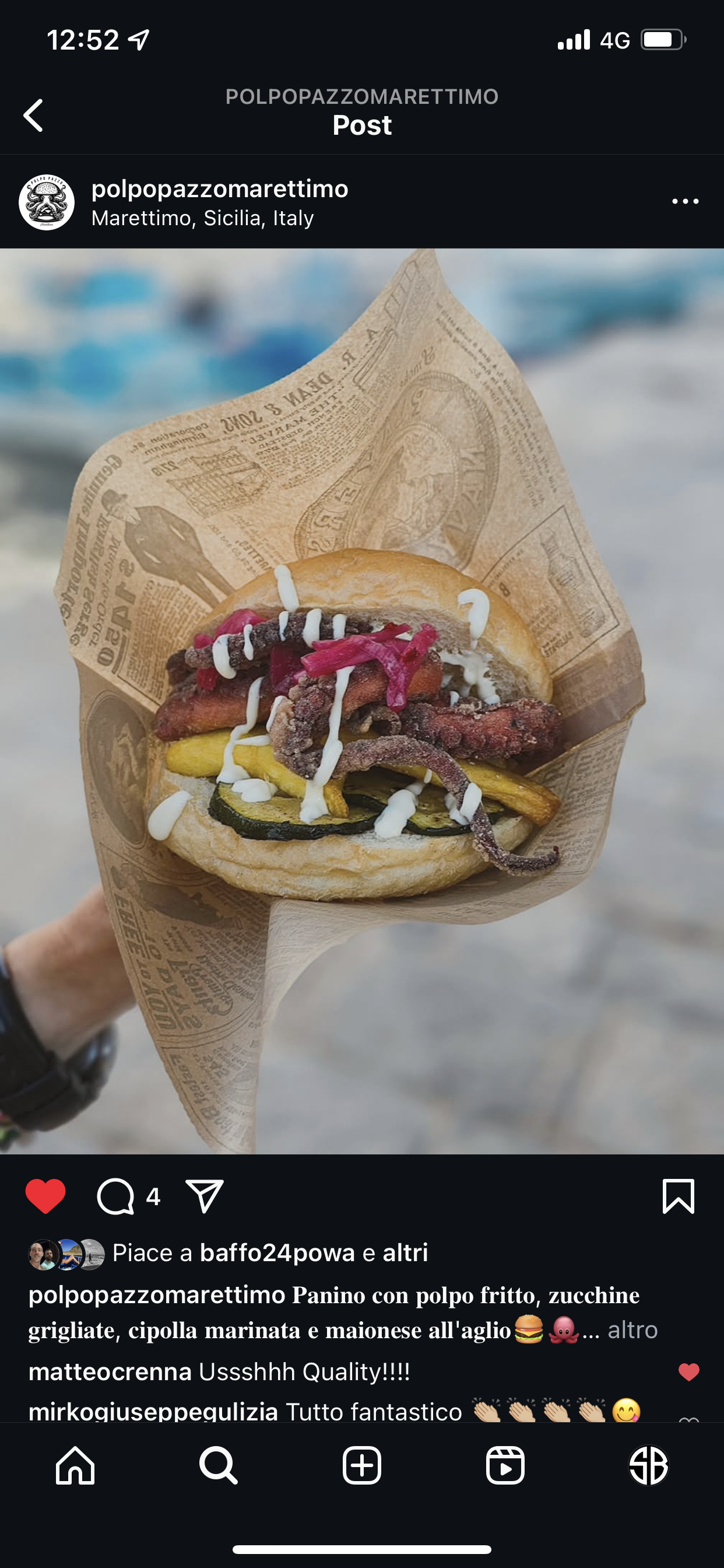 Polpo pazzo marettimo