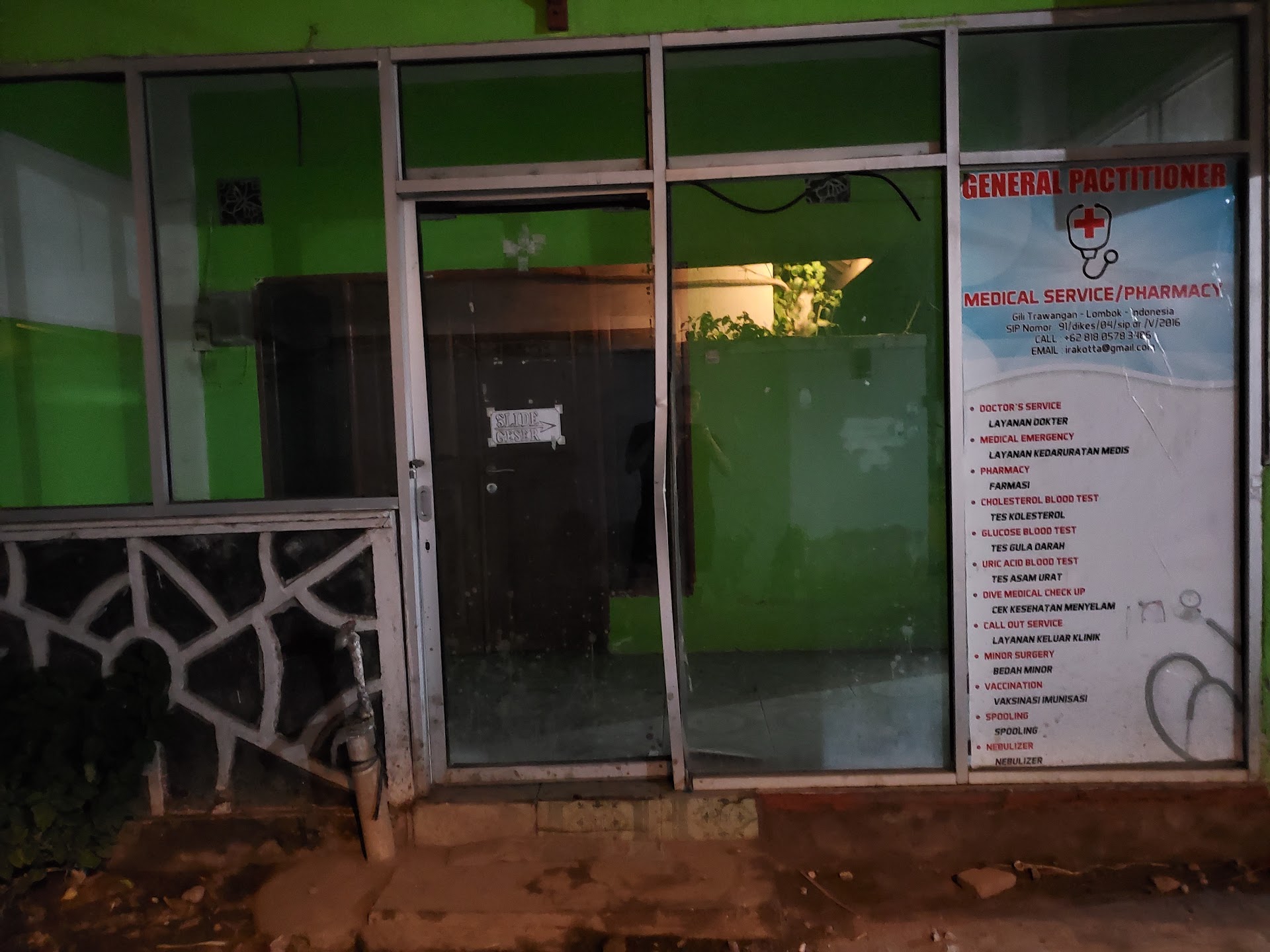 MEDICAL / GENERAL PRACTITIONER GILI TRAWANGAN
