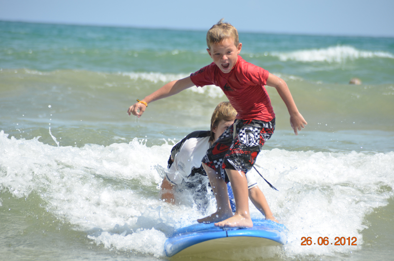 Surf Lessons in Manoh Pier