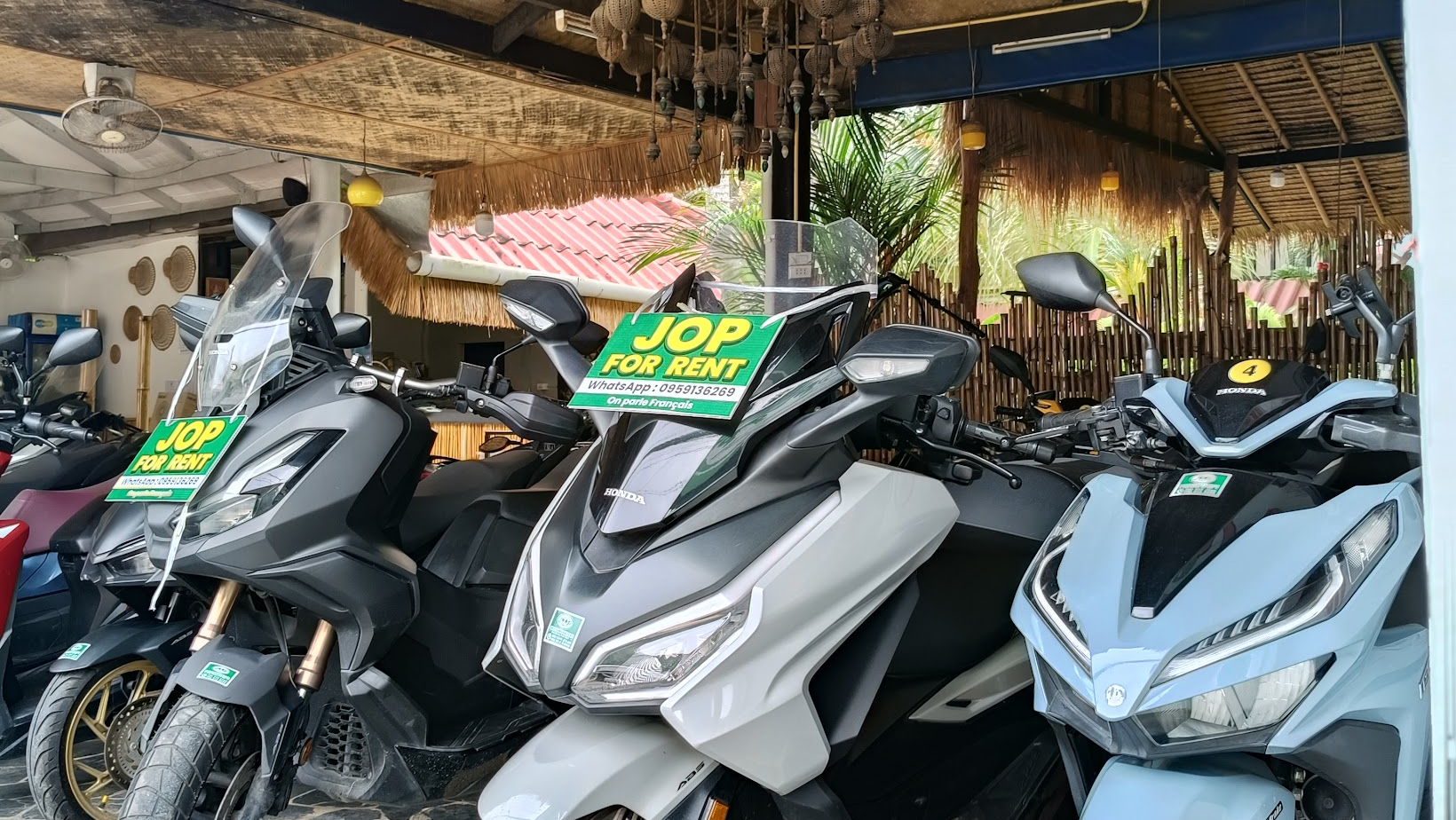 JOP Scooter, Electric Bike and car for rent