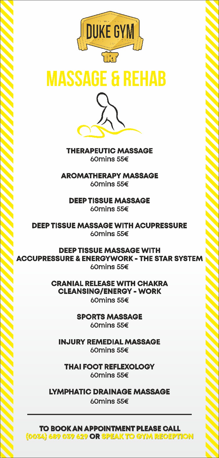 Duke Massage & Rehab Centre