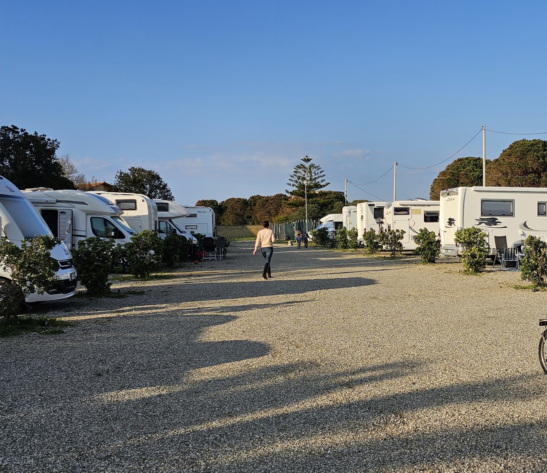 Area sosta camper Capo Peloro