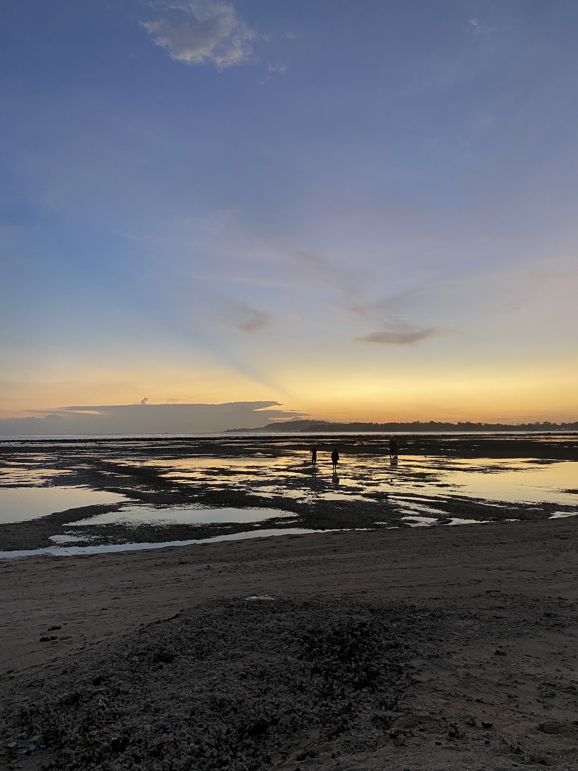 Beach ouest coast sunset