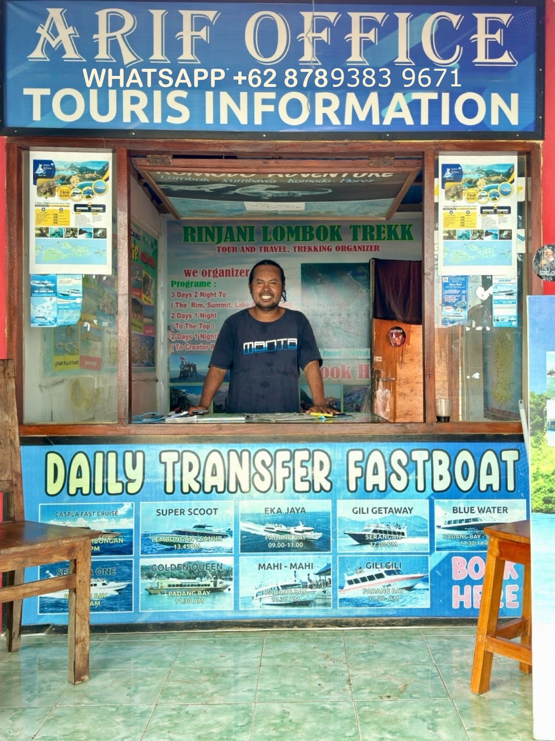 Helmut Satuatap (Onestop) Snorkelling Gili Air